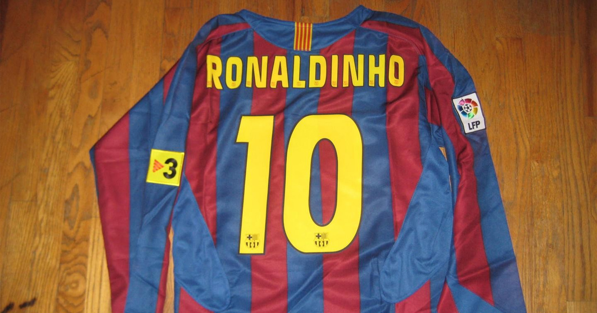 My first Barca jersey and why I couldn't wear it for the first 7 years