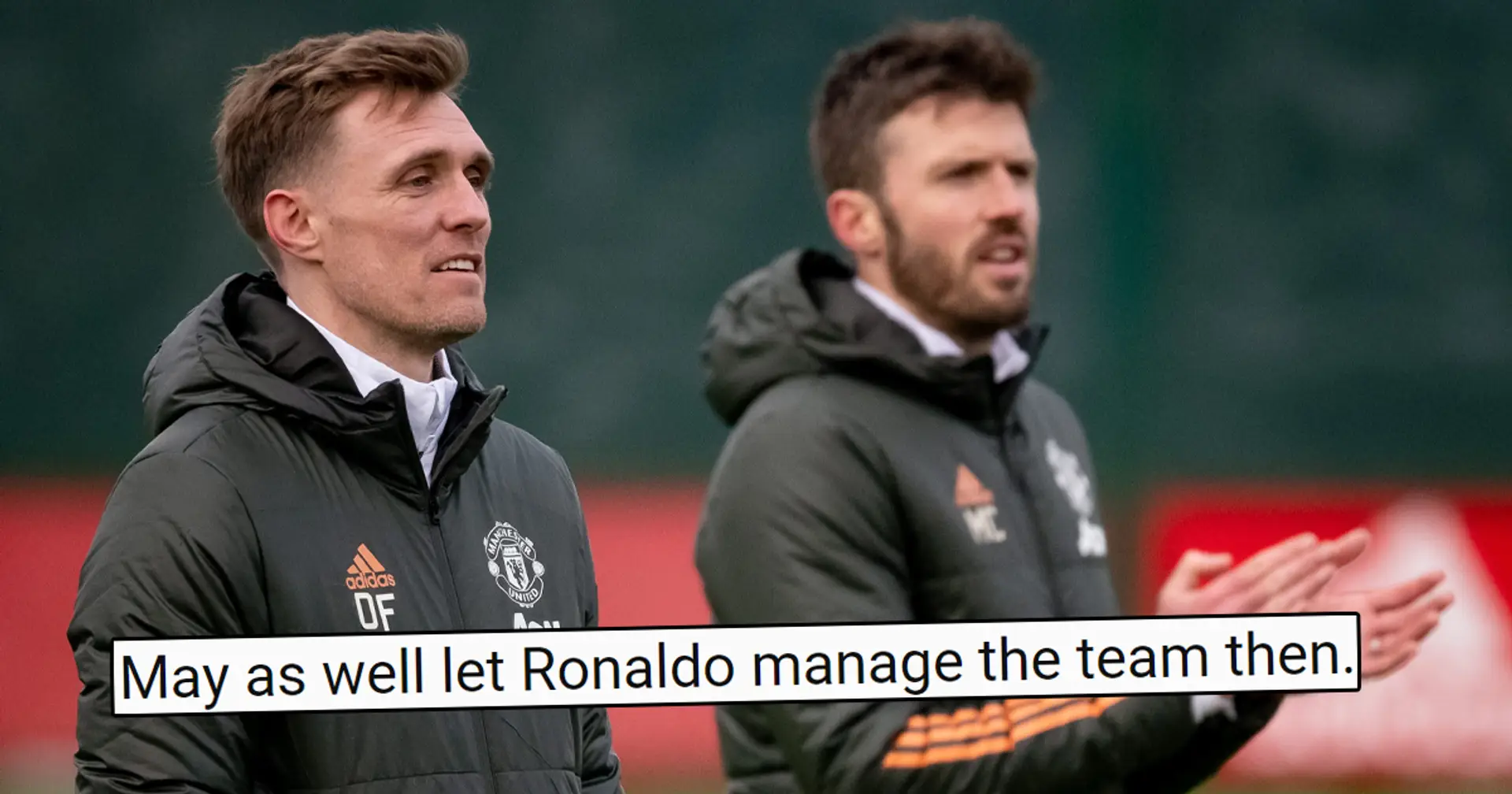'McFred of management appointments': fans react as Carrick & Fletcher set to take over from Solskjaer