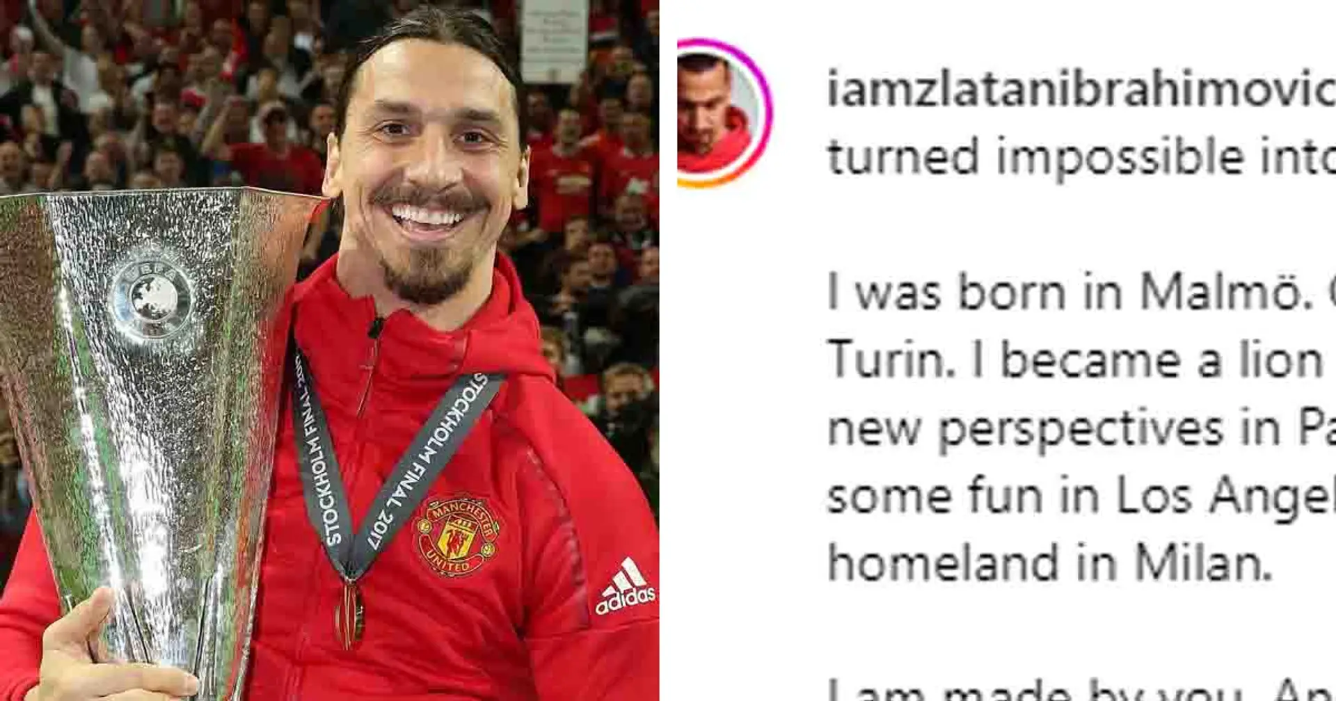 Zlatan Ibrahimovic mentions Man United in emotional farewell message after retirement