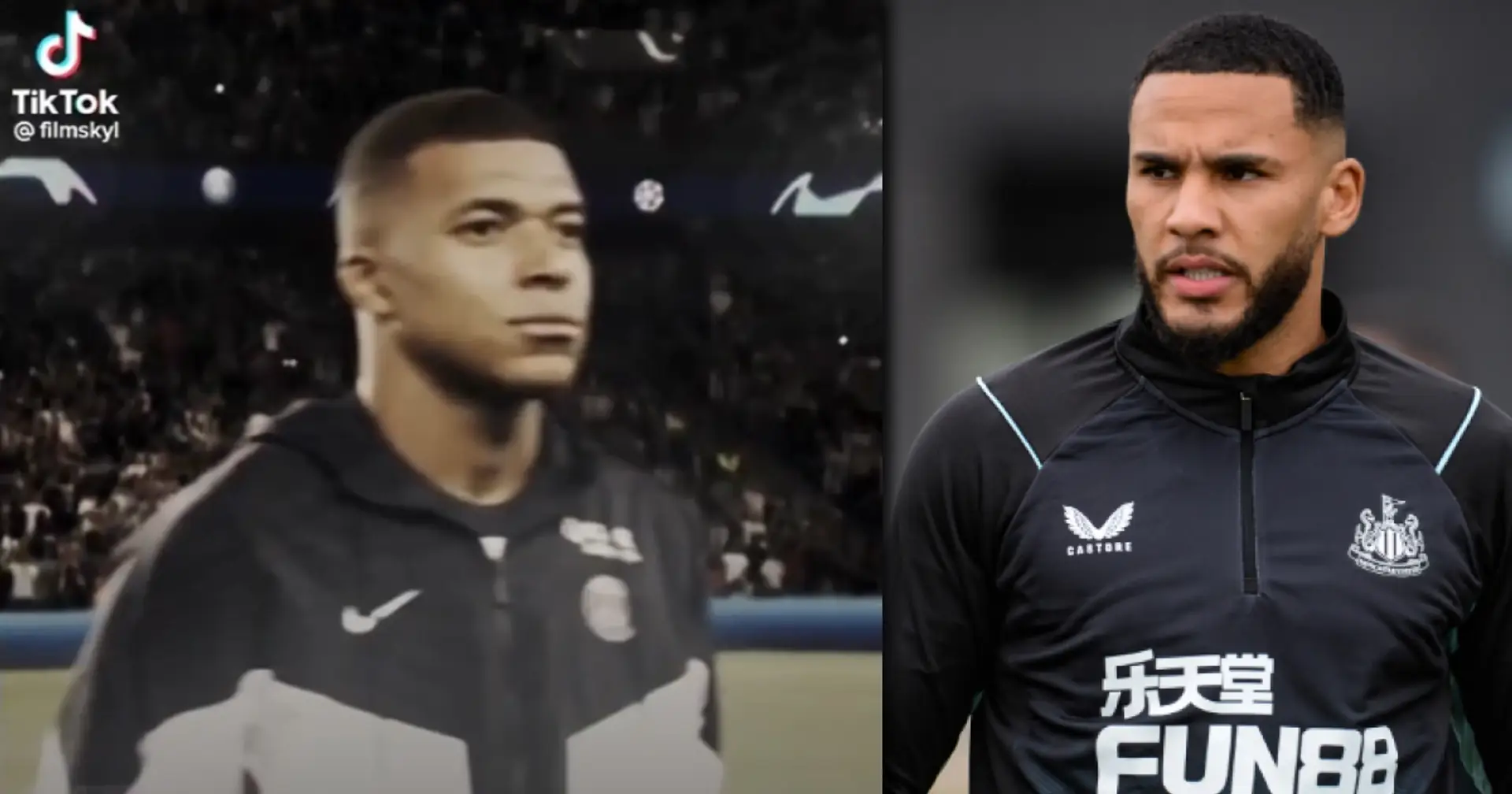 'He has so many clips': Newcastle defender stays off  from watching Kylian Mbappe TikTok videos