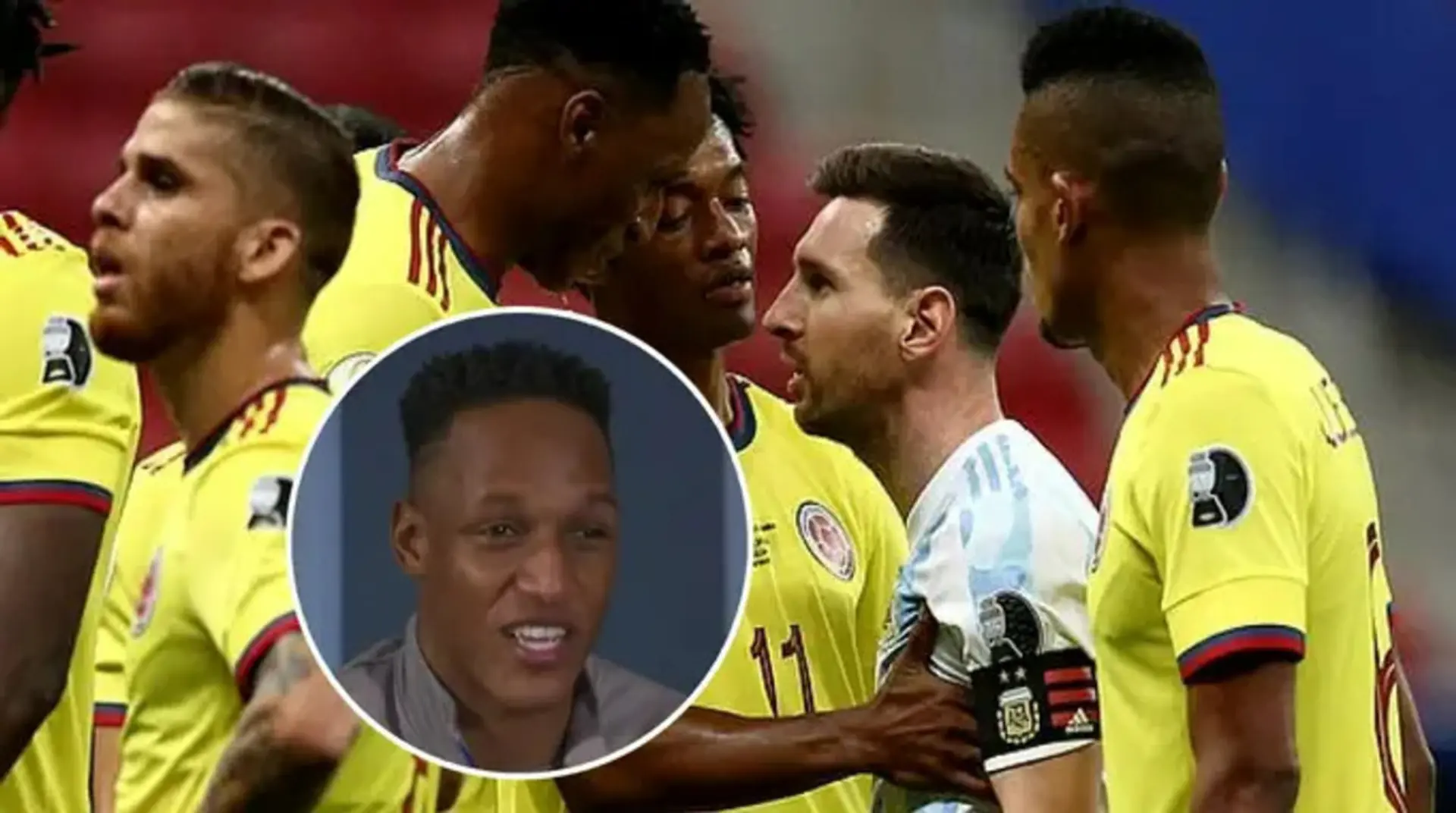 'Siempre lo respetaré': Yerry Mina se pronuncia sobre la pelea infame con Messi en la Copa América
