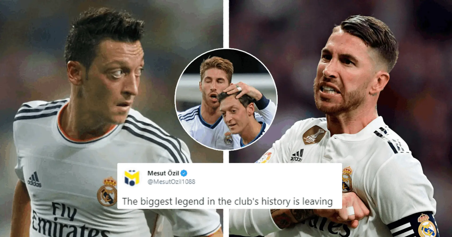 "La plus grande légende de l'histoire du club": Mesut Ozil rend hommage à Sergio Ramos