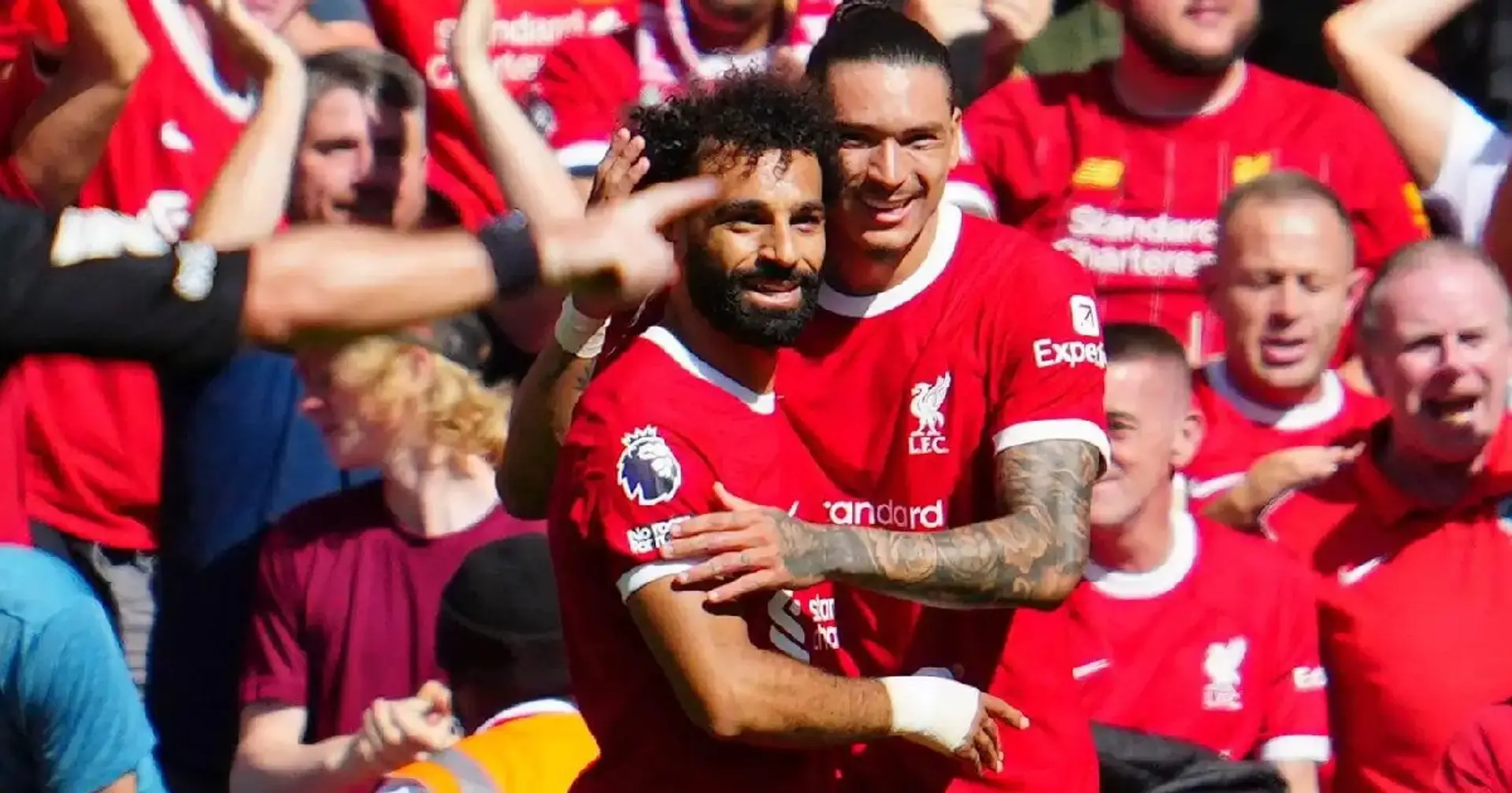 Salah, Nunez and Szoboszlai not spotted with Liverpool group pitchside at Wembley: Sky Sports