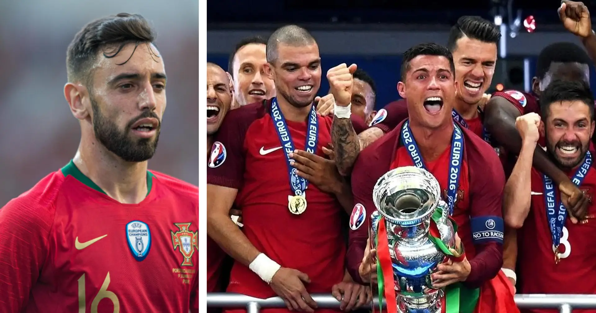 Bruno Fernandes reveals why he 'suffered alone' during Portugal's Euro win in 2016