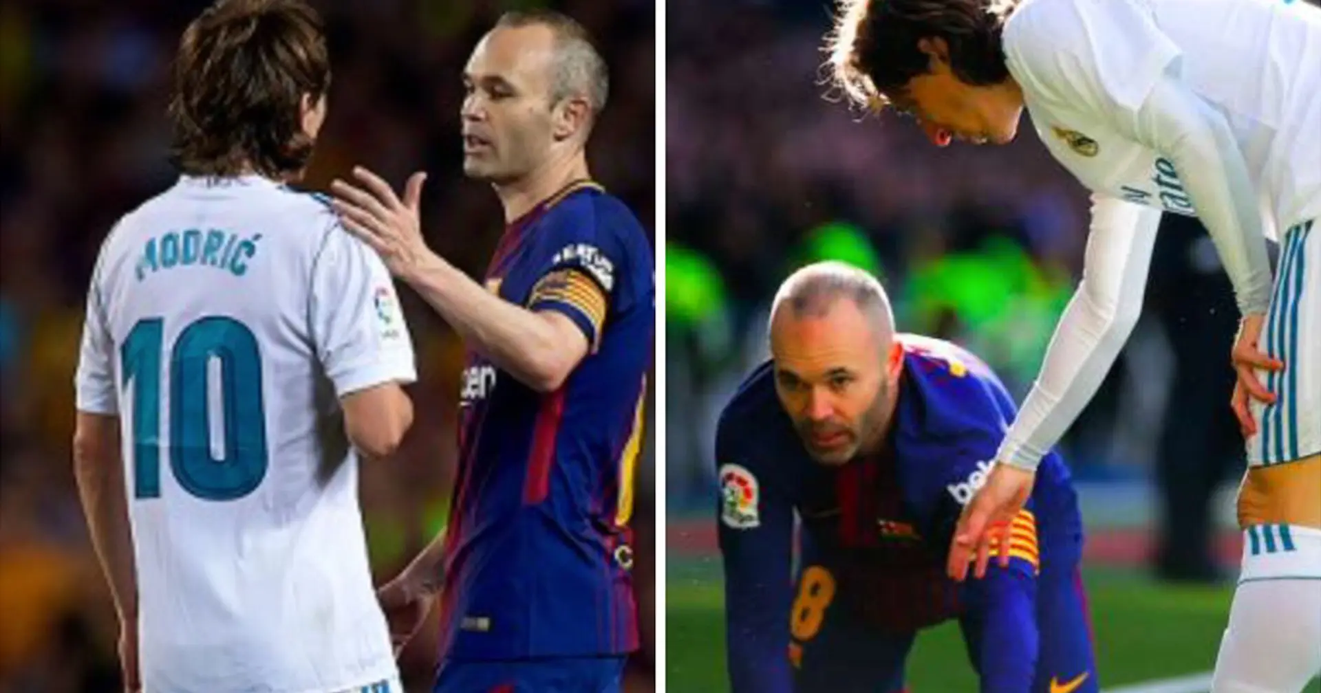Der gegenseitige Respekt zwischen Iniesta und Modric ist eine Seltenheit im härtesten aller Derbys. Sie haben sechs Jahre lang gegeneinander gespielt, sind aber immer menschlich geblieben 