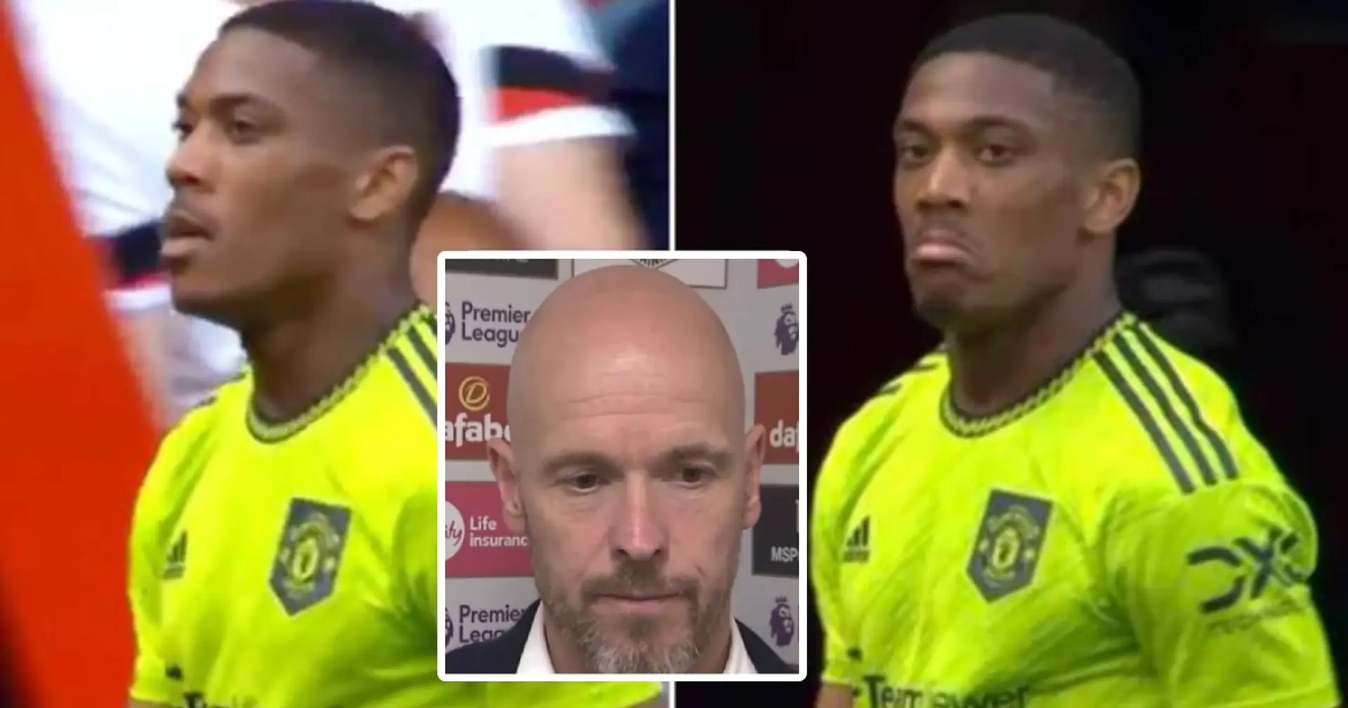 'I think he played well': Ten Hag reacts to Martial storming down tunnel after substitution 