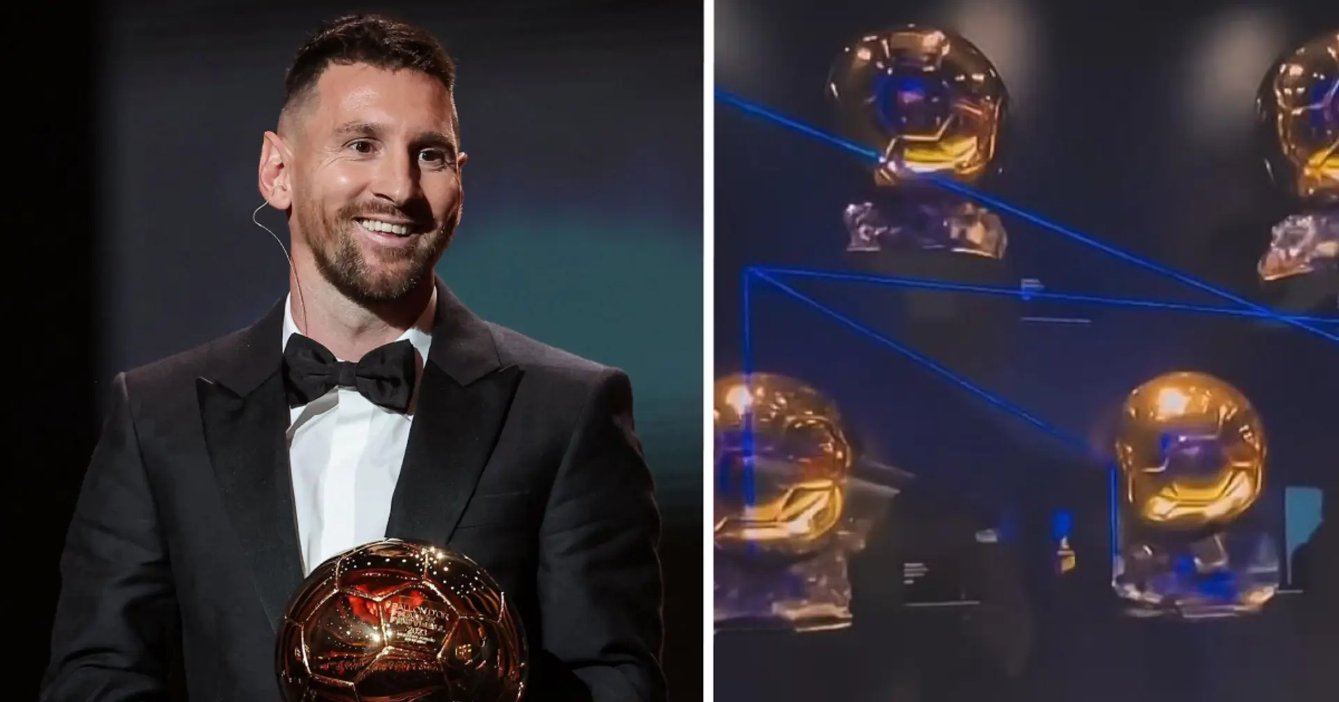 Lionel Messi sends his Ballon d'Or Award to Barca