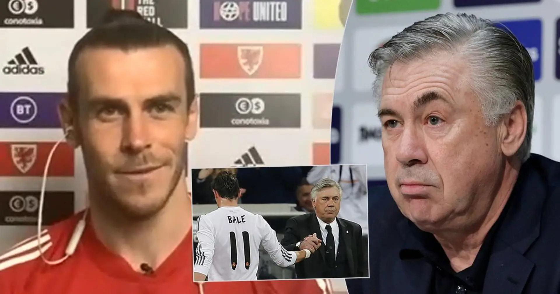 Bale revela haber tenido una 'agradable charla' con Ancelotti en Inglaterra