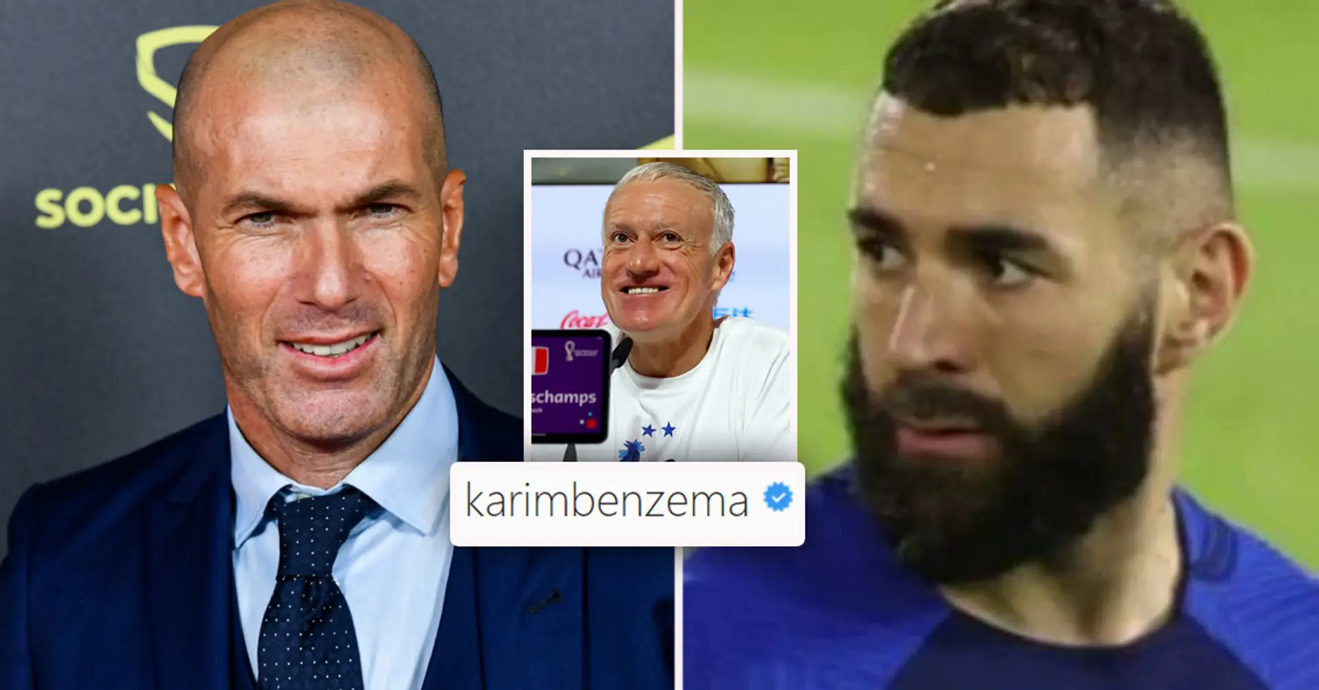 Karim hat sein Schweigen gebrochen. Benzema postete vor dem WM-Finale ein Foto mit Zinedine Zidane und kommentierte es mit nur zwei Worten 