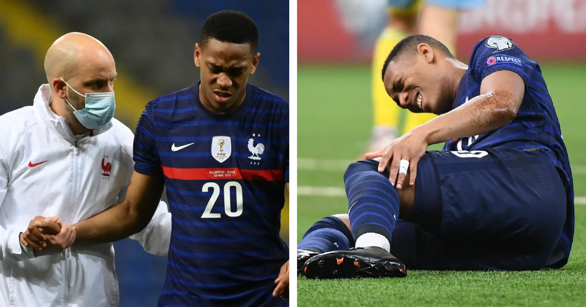 Anthony Martial provides assist for France before limping off in Kazakhstan win