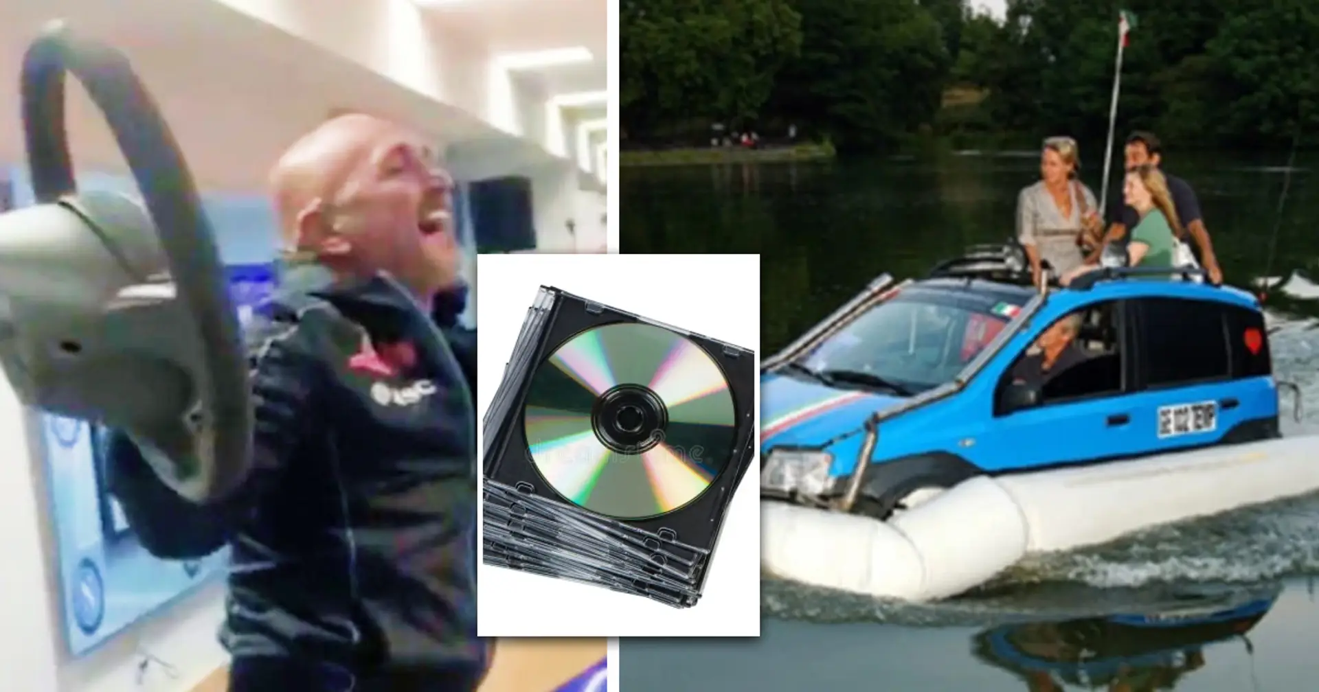 Napoli ultras gift Luciano Spalletti steering wheel and CDs they stole from his Fiat Panda in 2021