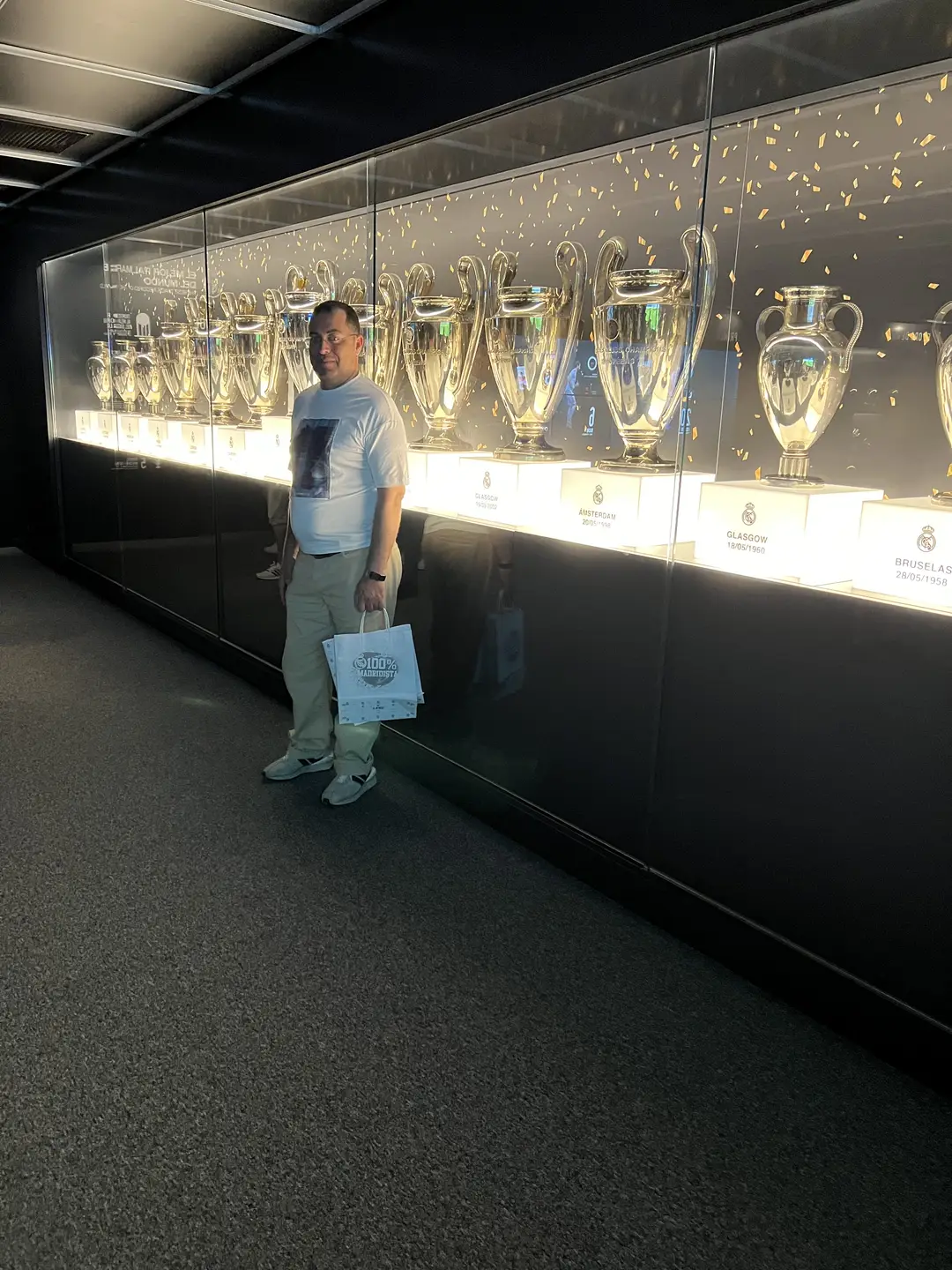 Nice moment in Bernabéu  