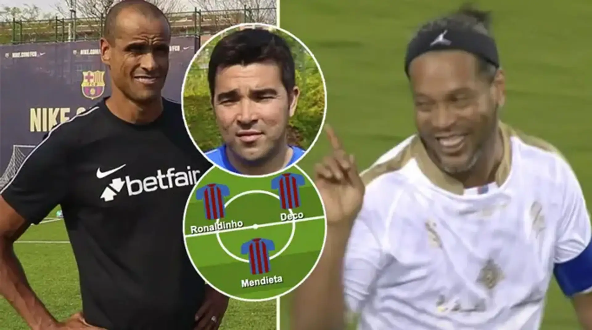 Con Ronaldinho y Deco: como podría alinear el Barça para el Clásico de Leyendas