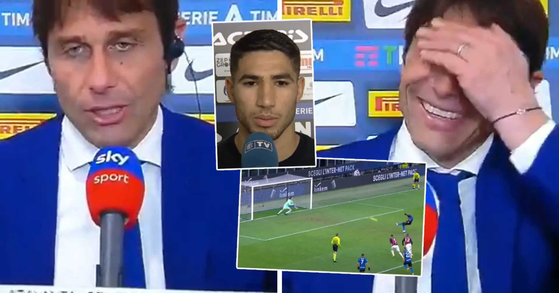 Antonio Conte: 'Hakimi is w * * at penalties, everyone must die before he takes one for Inter' 