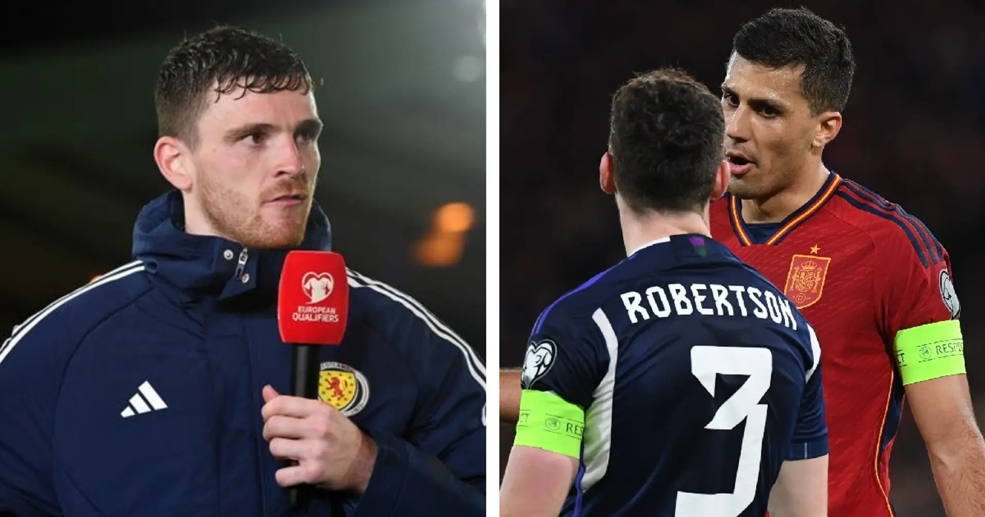 'They were rolling around a wee bit much': Robertson responds as Rodri accuses Scotland players of time-wasting