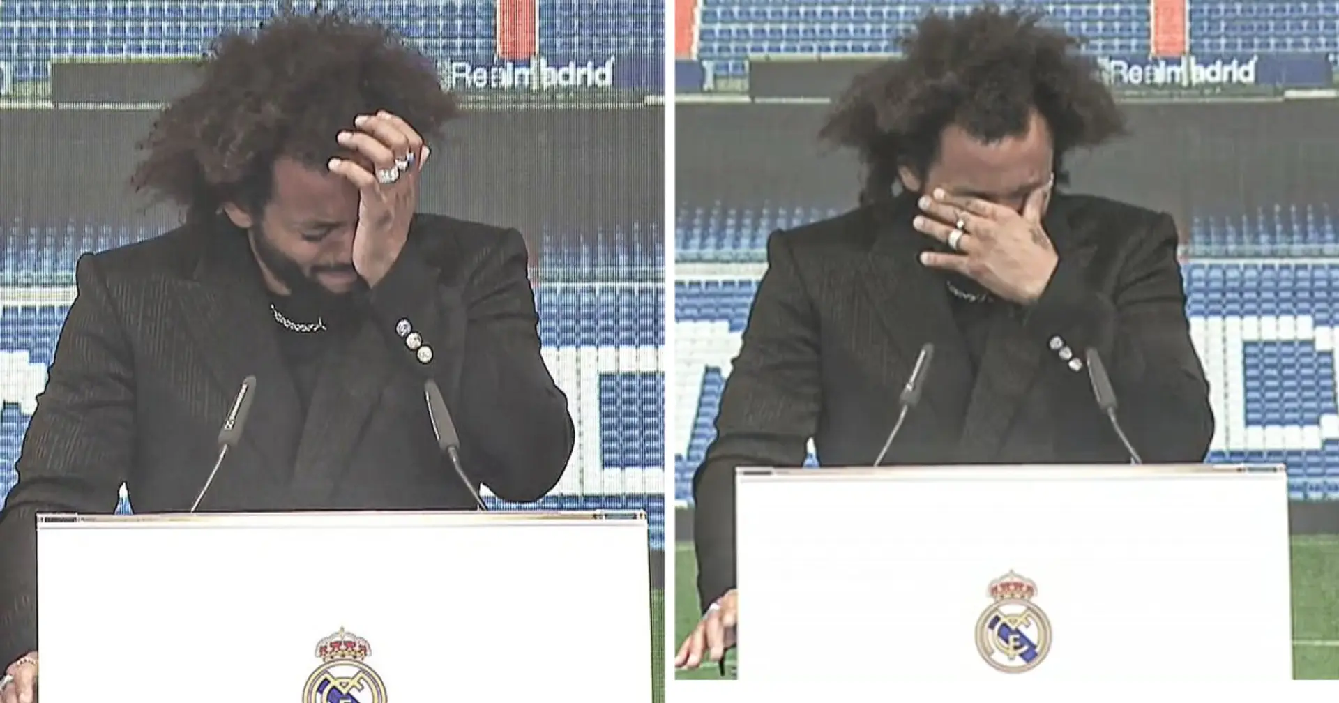 Marcelo llora al despedirse del Real Madrid en su último discurso como jugador del club