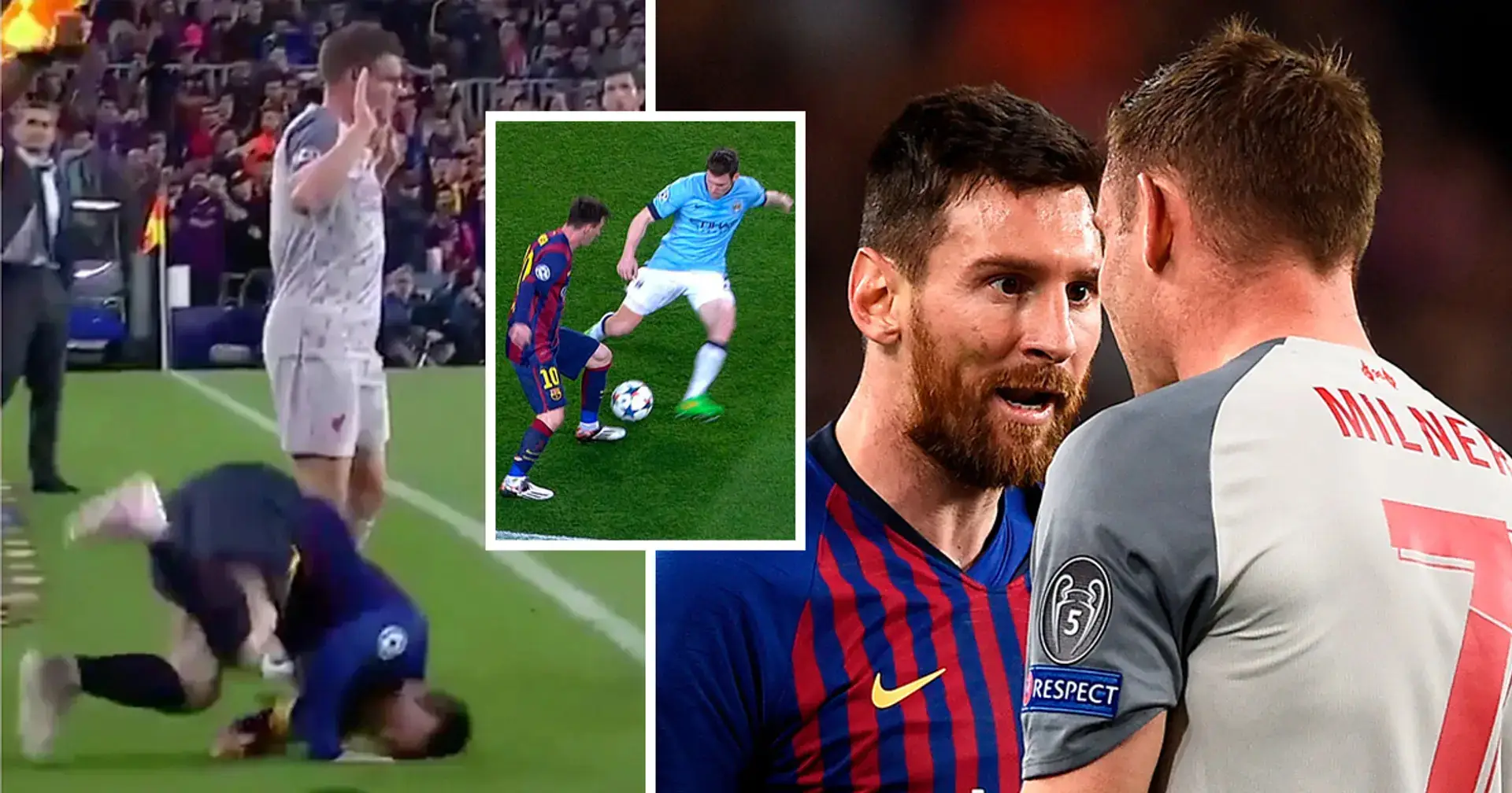 James Milner revela que Lionel Messi lo llamó burro después de una brutal entrada 