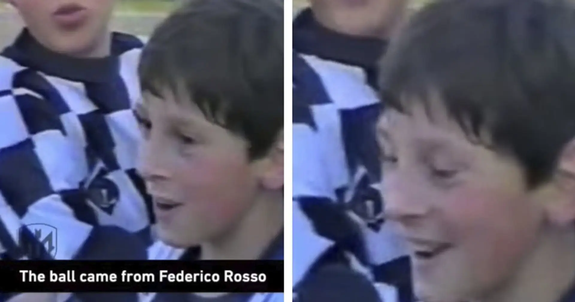 Mit 10 Jahren gab Messi sein erstes Interview: Leo erzielte einen Doppelpack und widmete ihn "seinem Vater, seinem Onkel und seiner ganzen Familie" ❤️