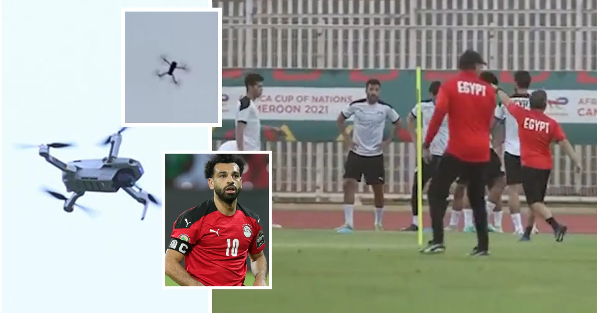 Folie à la CAN : le Cameroun a envoyé un drone pour espionner l'entraînement de l'Égypte, l'entraîneur interrompt la séance d'entraînement