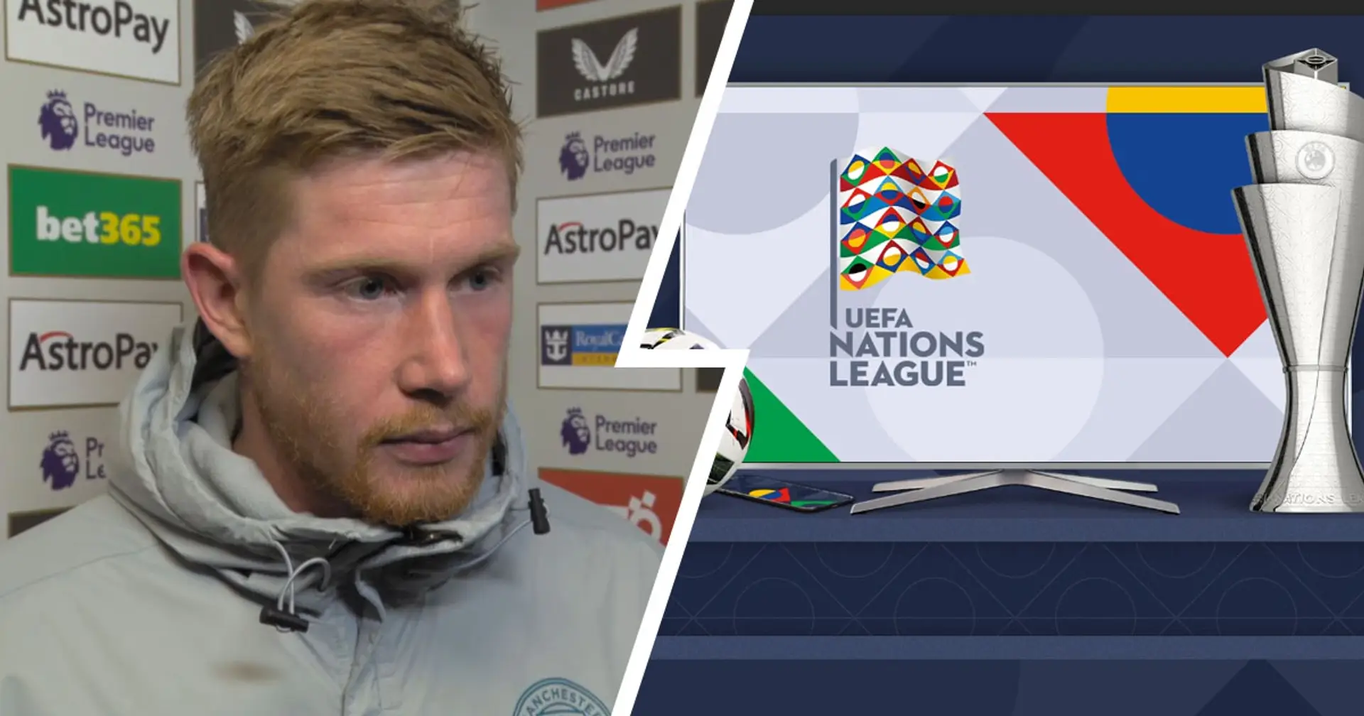 Kevin De Bruyne: 'The Nations League is just glorified friendlies and unimportant in my eyes'