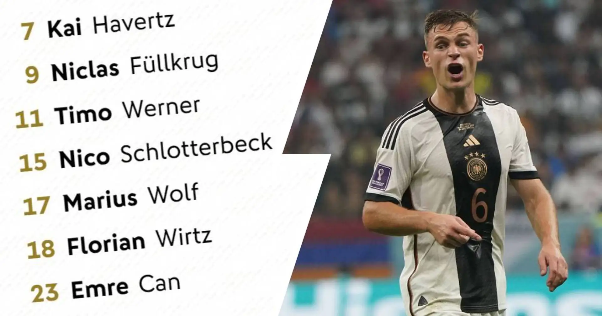 Ganz ungewöhnlich: Nur ein Bayern-Spieler steht in der Startelf des DFB-Teams gegen Peru