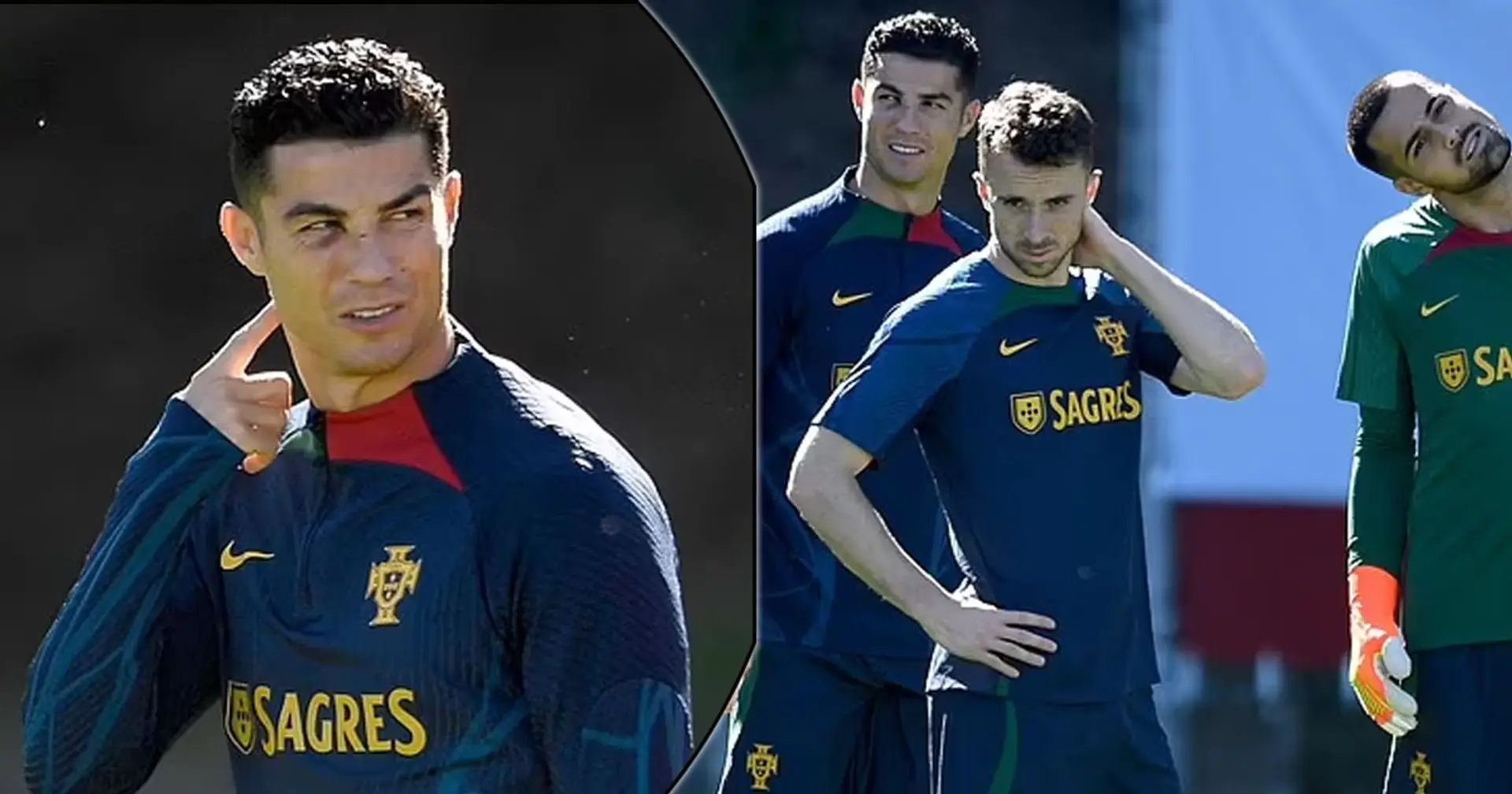 Spotted: Ronaldo shows nasty black eye after getting injured in Portugal clash