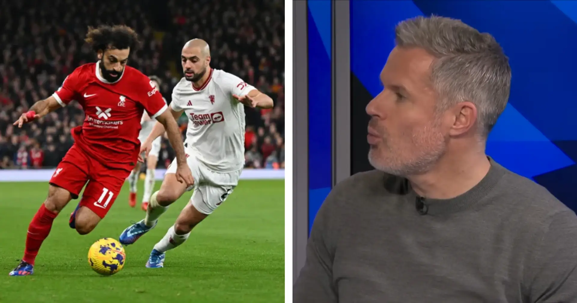 'He can't run': Jamie Carragher slams one Man United star after Liverpool draw