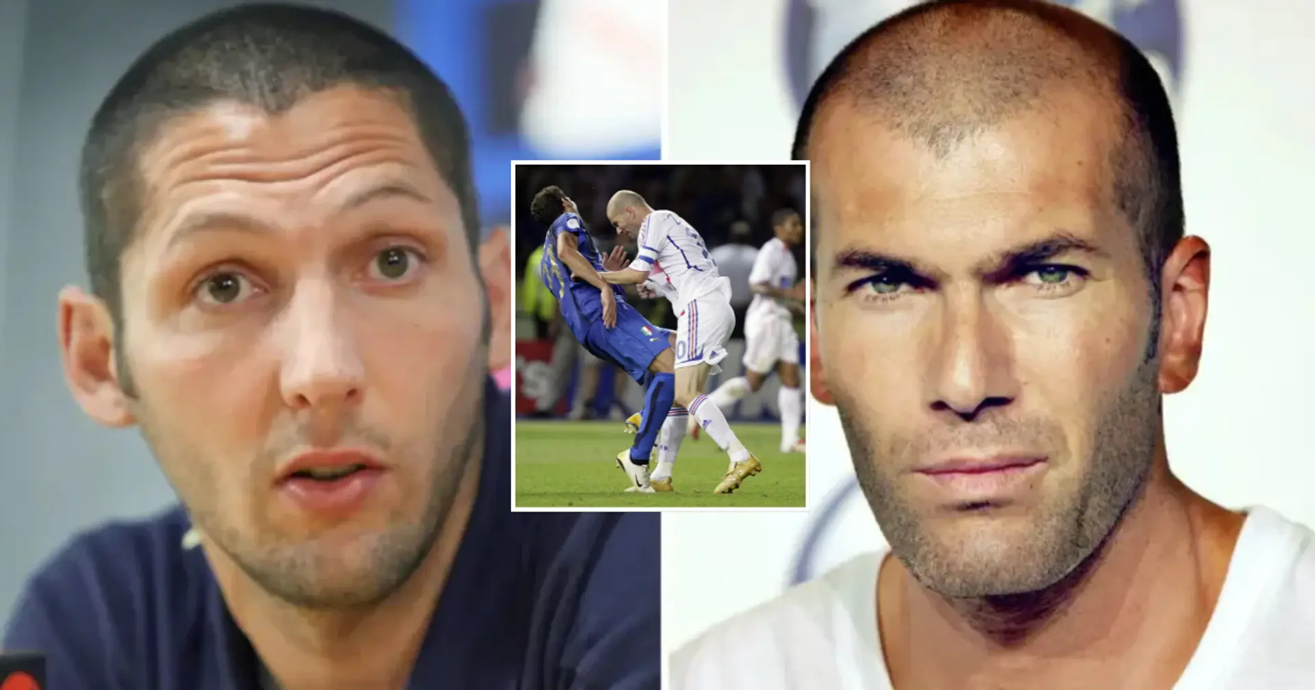 Materazzi über den Kopfstoß von Zidane gegen seine Brust: "Diese Episode hätte nicht passieren dürfen, ich mag sie nicht. Ich habe Zinedine nie wieder gesehen" 