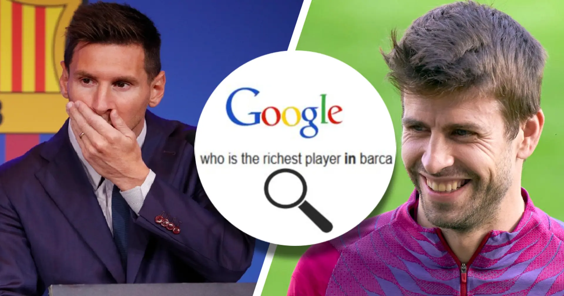Who is the richest player at Barcelona? Googled, answered