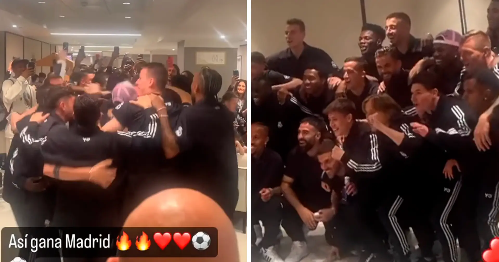 Caught on camera: first moments of Real Madrid celebrating their La Liga title 