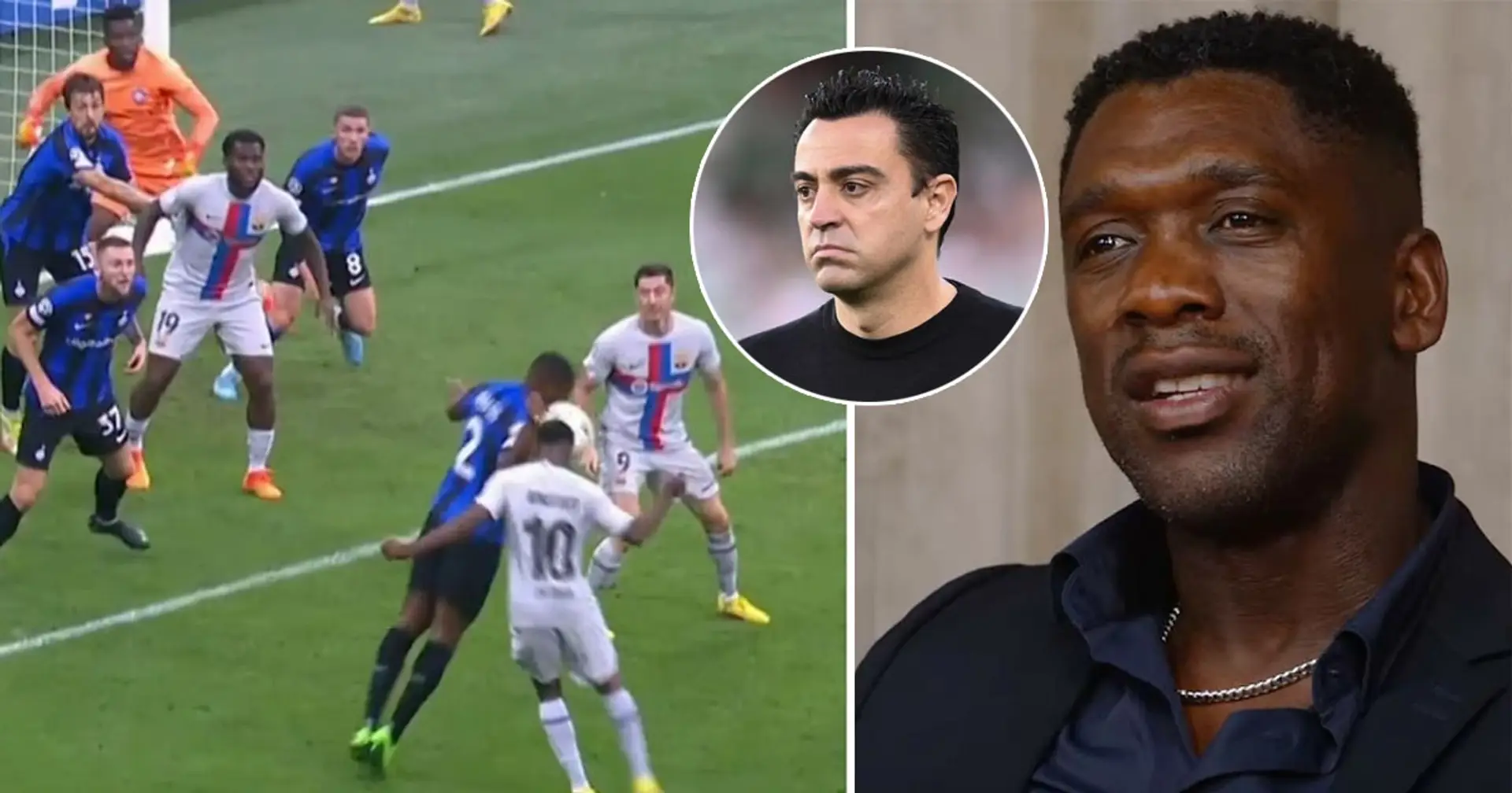 Clarence Seedorf: 'It's part of Barca's culture to put pressure on the ref. Xavi had that habit as a player'