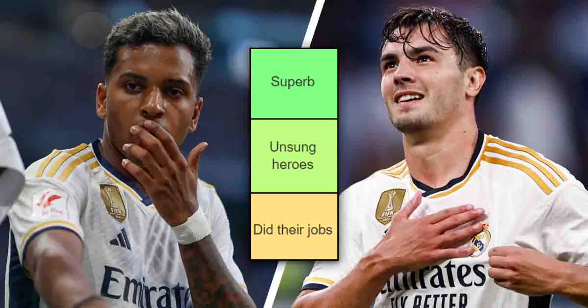 4 players superb, 3 unsung heroes: Real Madrid players performance tier list for Las Palmas win