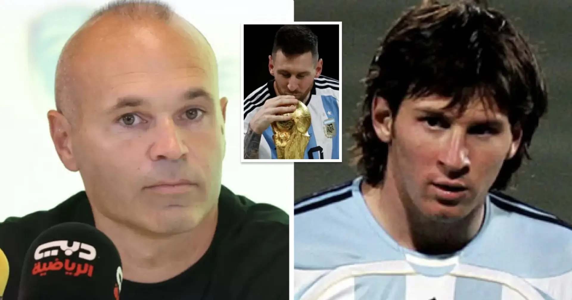 Messi and Iniesta share childhood idol – he helped Leo win World Cup