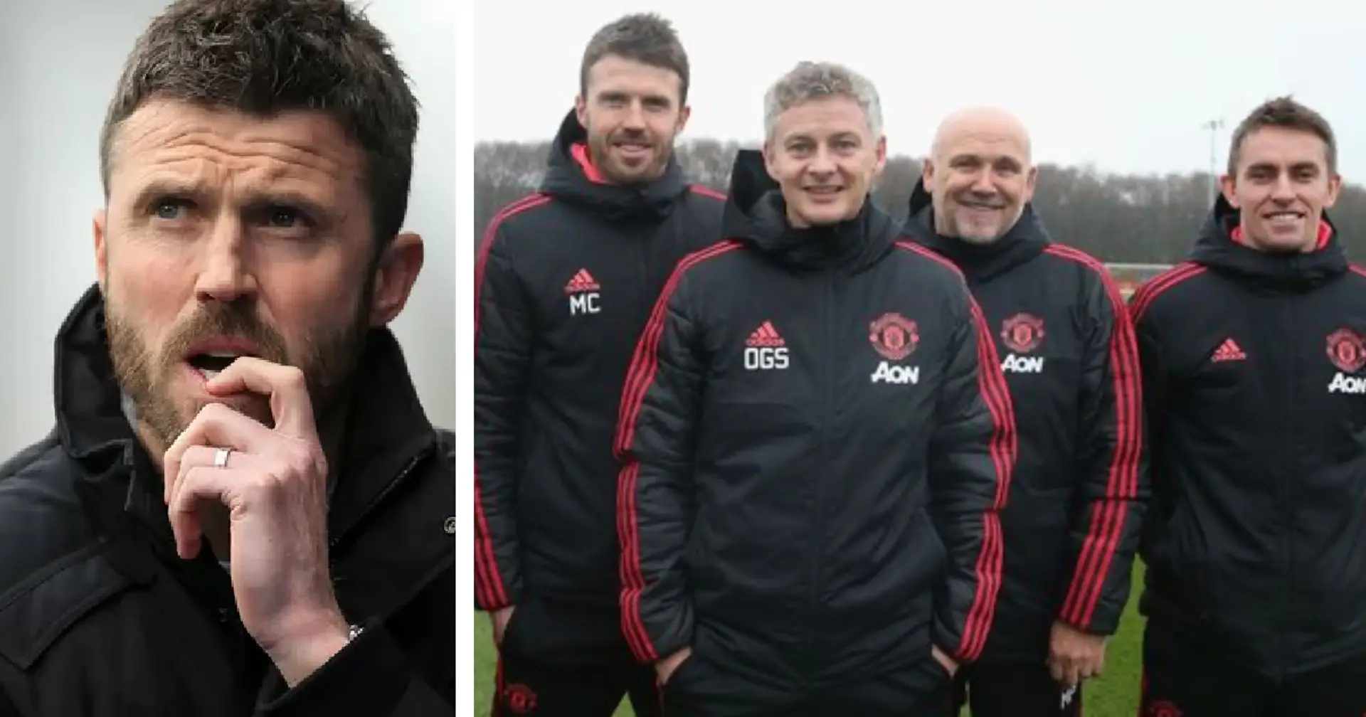 Carrick reveals coach who gave him big managerial breakthrough - not Solksjaer