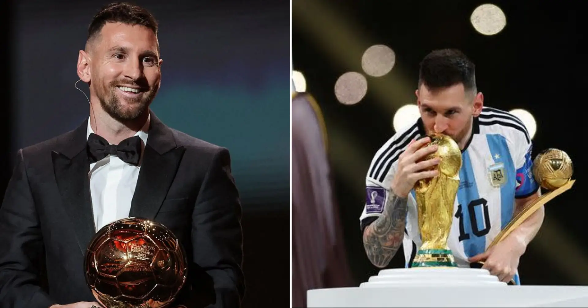 Messi über seinen 8. Ballon d'Or: "Ich hätte mir nicht vorstellen können, eine solche Karriere zu haben. Ich habe die WM gewonnen und mir einen Traum erfüllt"