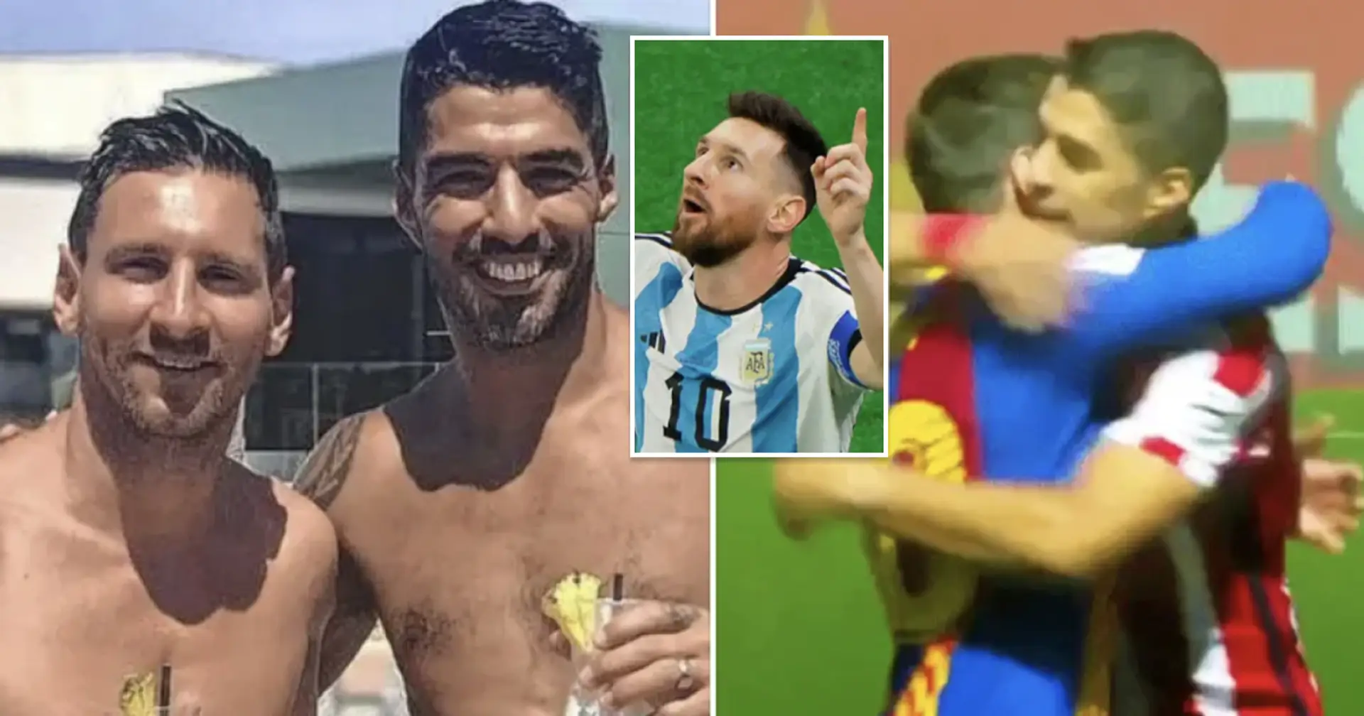 'Congratulations, fatty': Luis Suarez reacts to Leo Messi equaling his big record