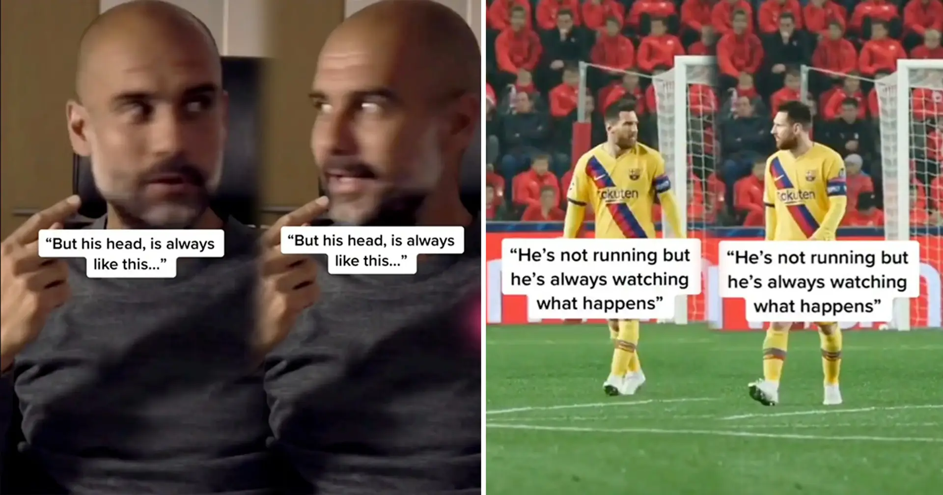Guardiola erklärt, warum Messi den Ball in den ersten Minuten eines Spiels ignoriert