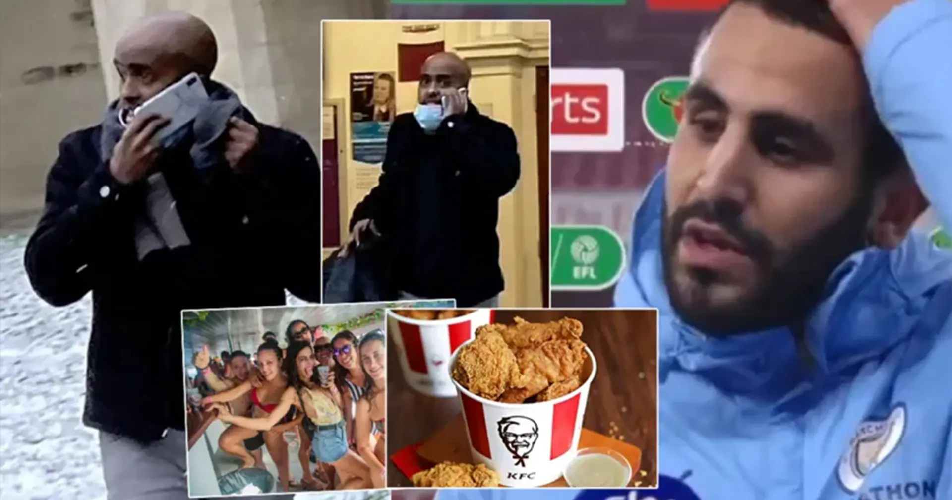 Un conductor de camiones le roba 175 mil libras a Mahrez para ir de fiesta en Ibiza y termina comiendo pollo en KFC - Riyad lo notó 5 semanas después