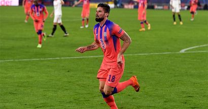 Giroud becomes oldest player ever to score 4 goals in a Champions League game
