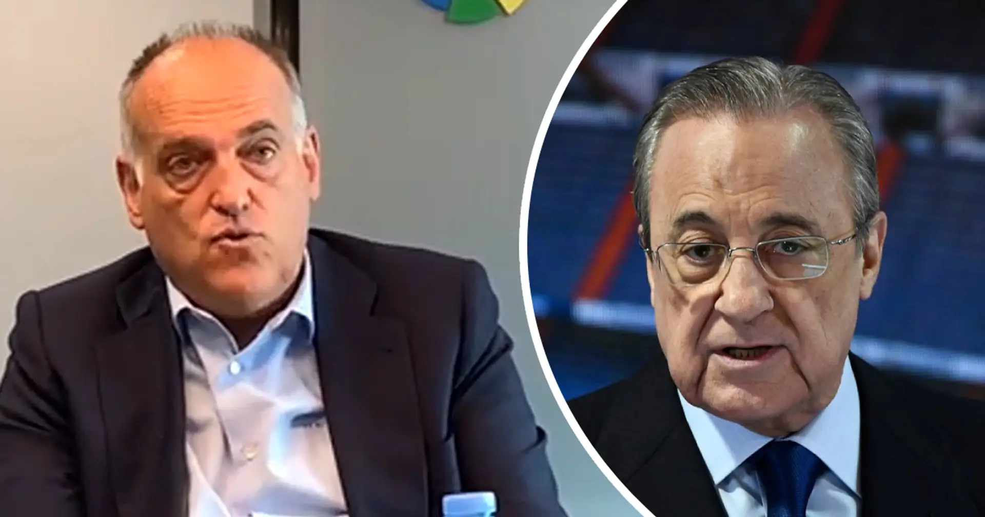Tebas : ''La Liga va grandir malgré Madrid. Florentino pense que les grands clubs devraient tout décider''