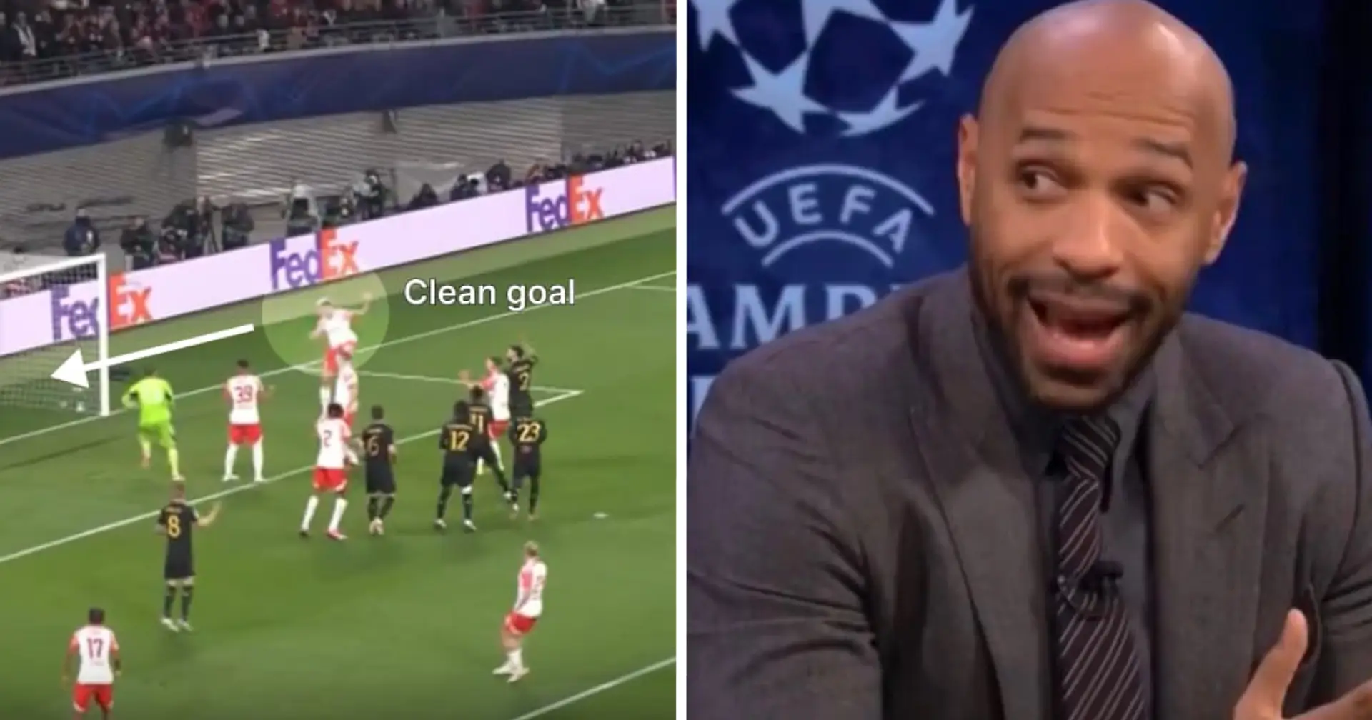 Barca legend Thierry Henry shuts down Leipzig goal controversy v Madrid – explains why it was offside