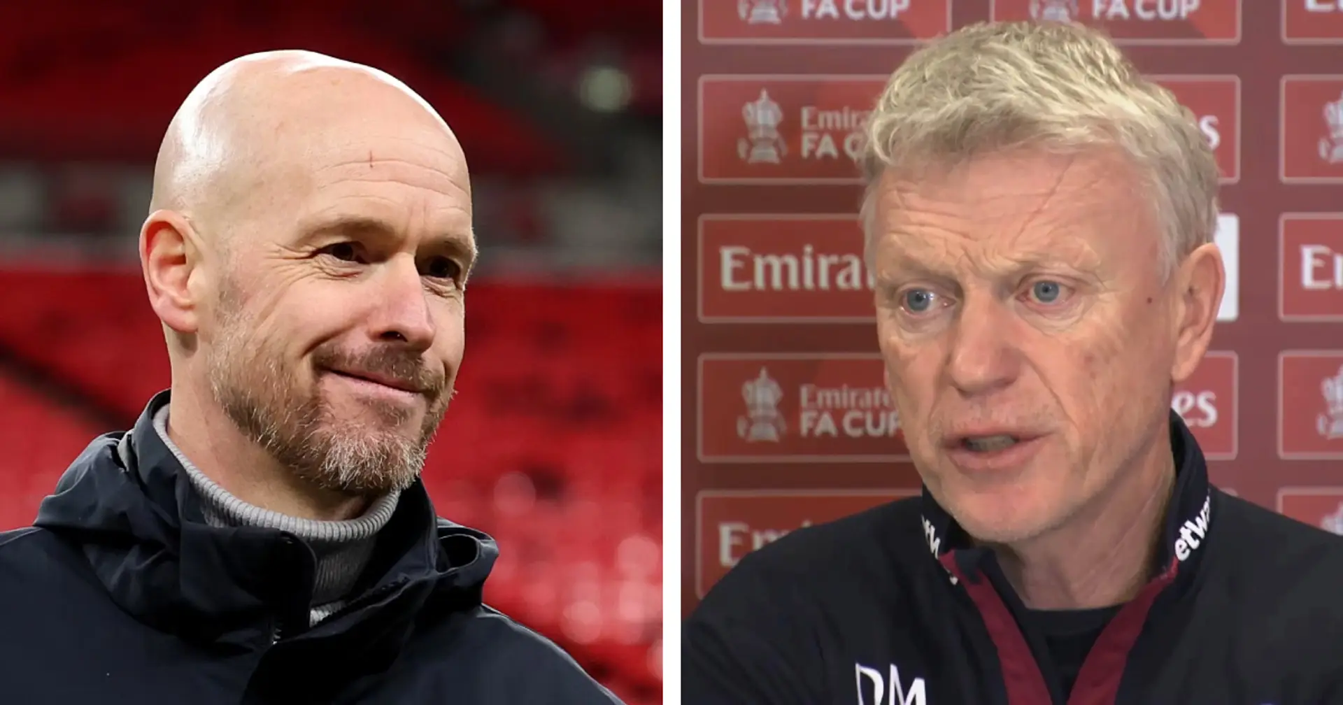 'I can only look from a distance': David Moyes rates Erik ten Hag's spell at United
