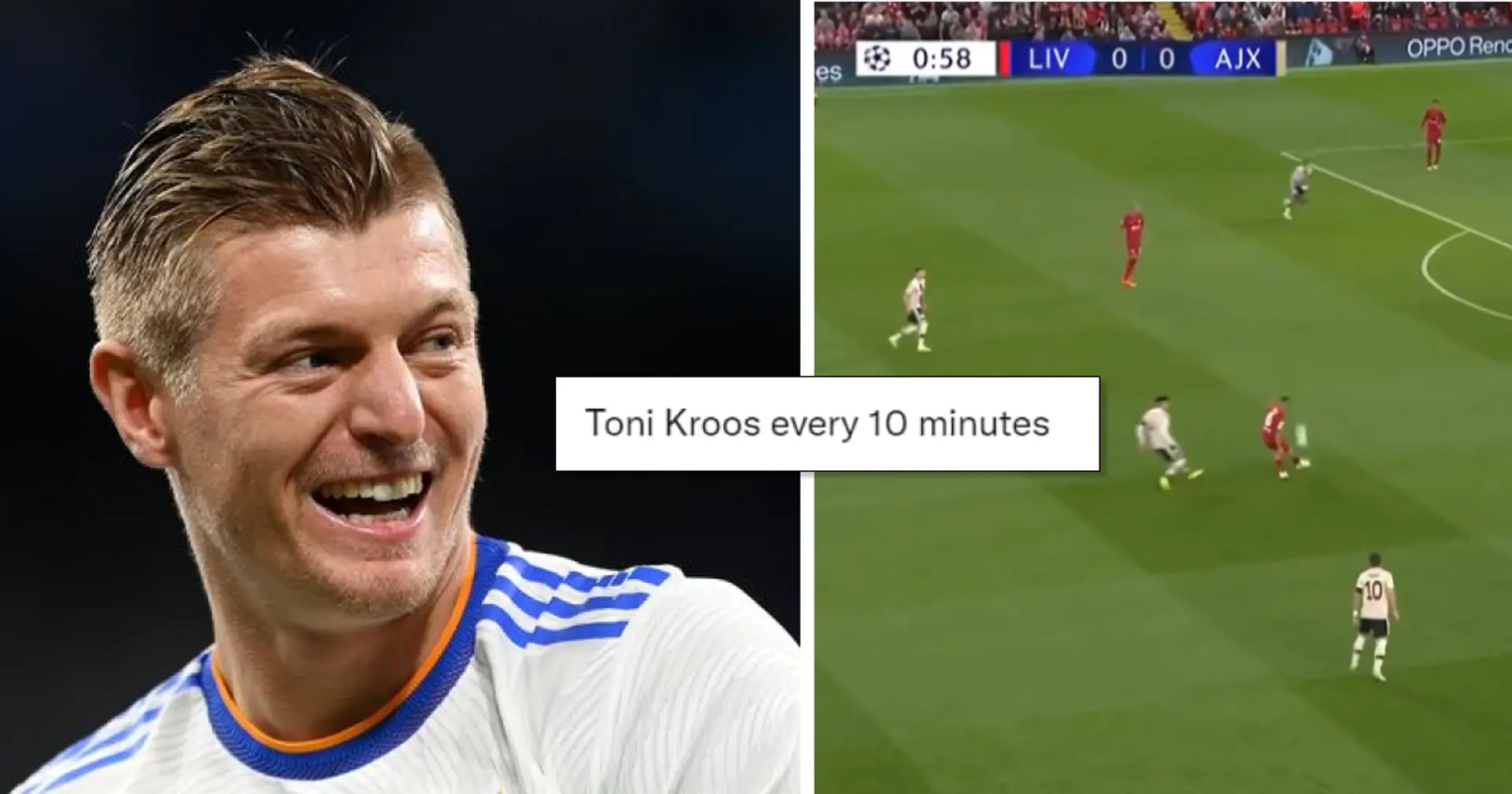 'Kroos does it with his eyes closed': Madrid fans not impressed as Thiago Alcantara pass goes viral