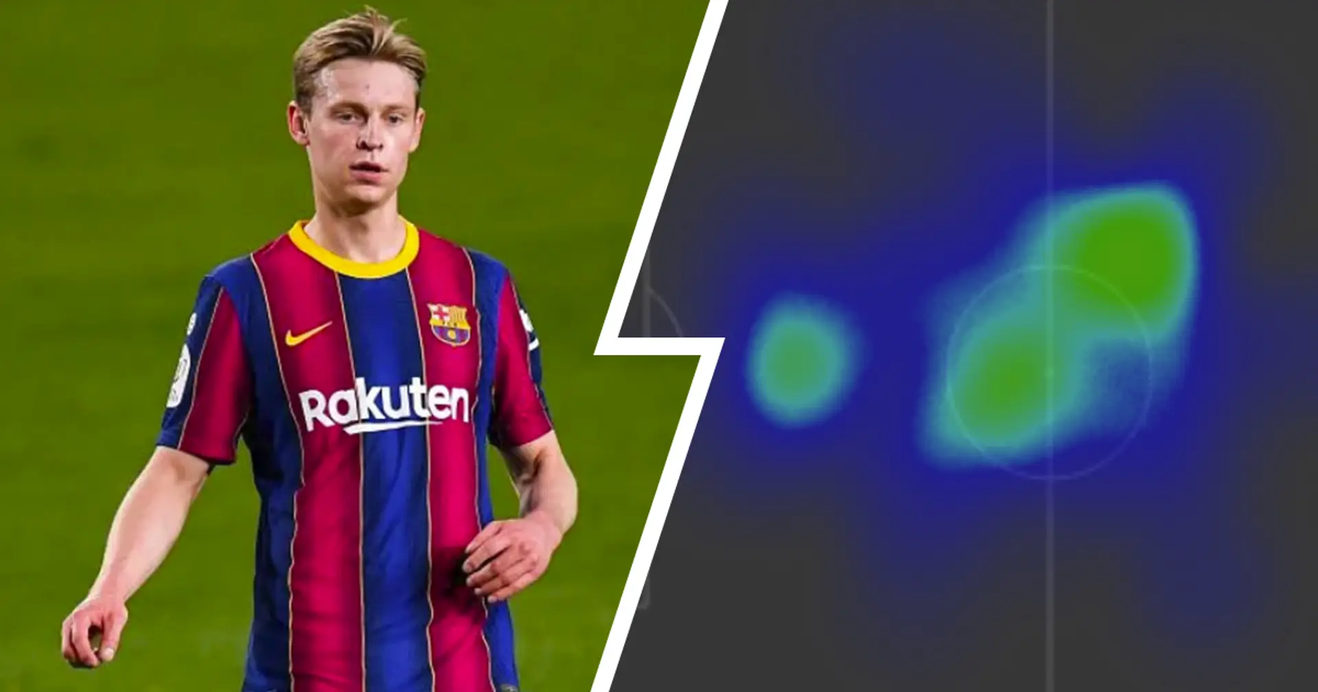 Faultless: De Jong records just one inaccurate pass out of 86 attempted vs Huesca