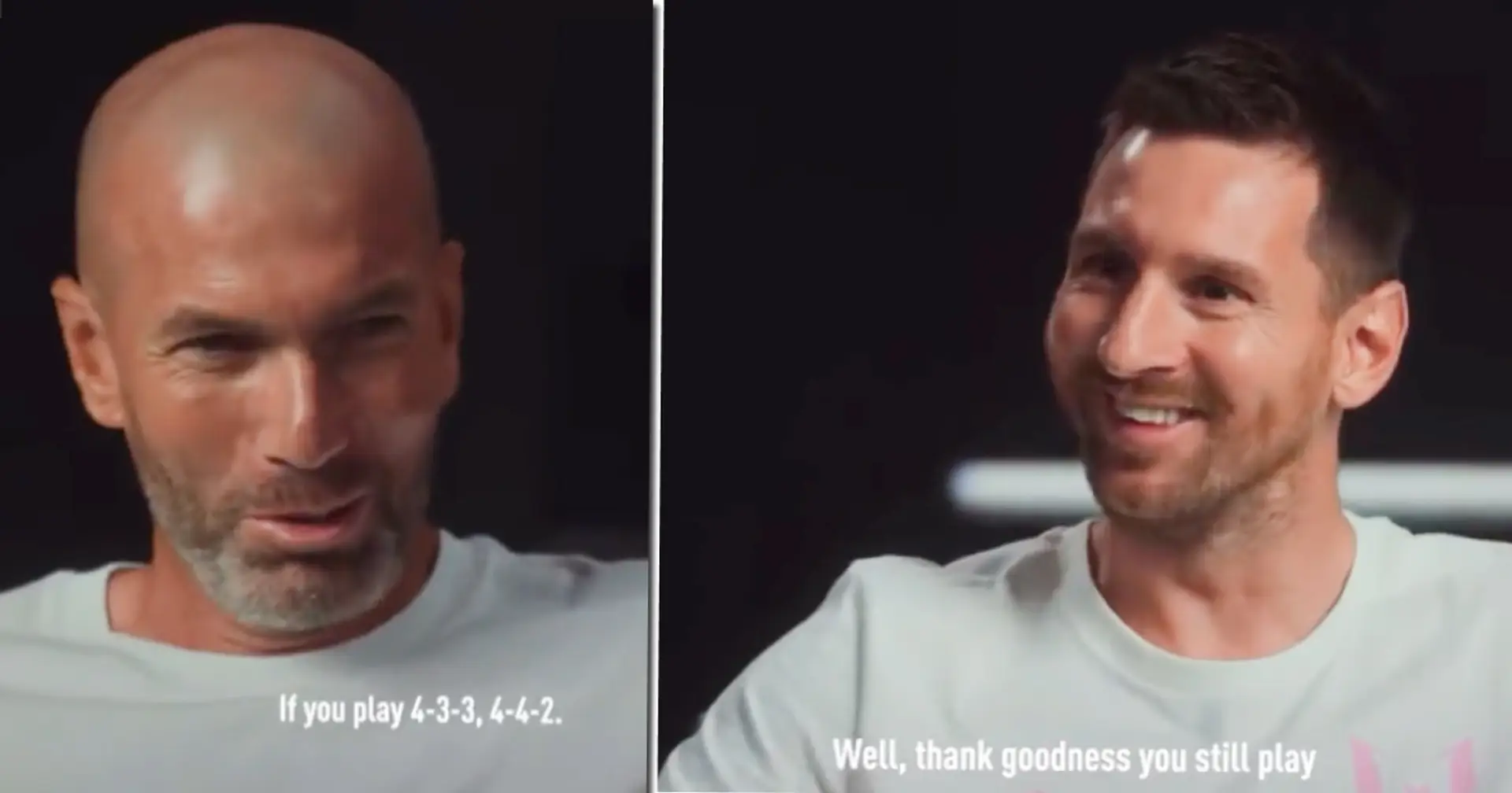 'Menos mal que sigues jugando' Zidane se reúne con Messi para hablar de la desaparición del número 10 en el fútbol