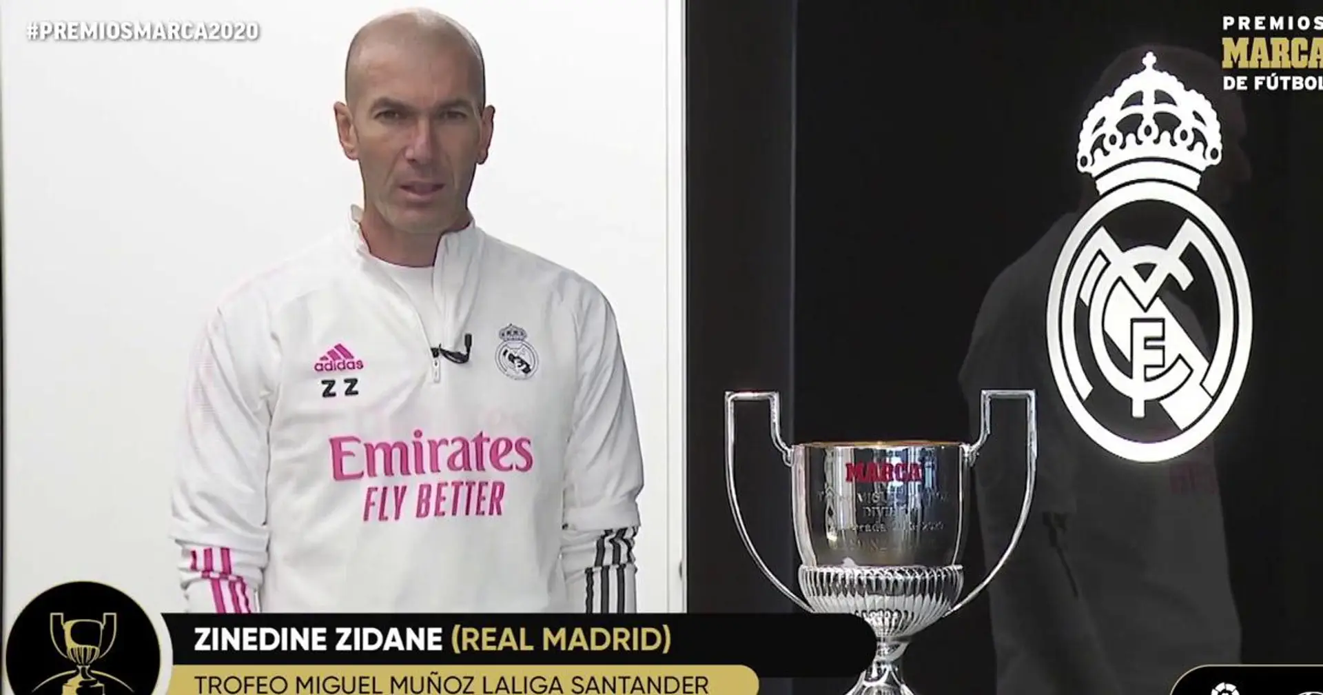 يتقاسم زيدان جائزة أفضل مدرب في الدوري الإسباني مع لوبيتيغي مدرب إشبيلية