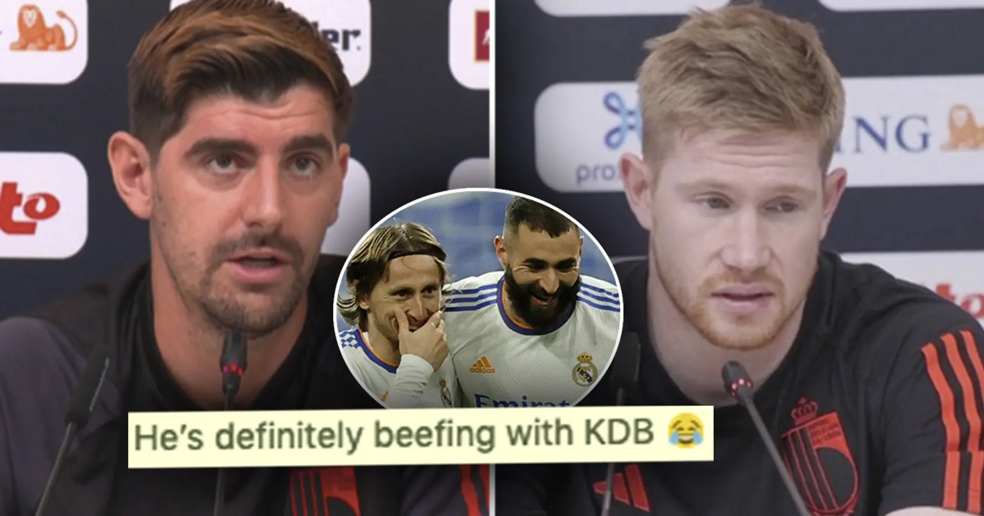 'It's easy to make excuses': Courtois and De Bruyne seemingly in conflict over Kevin's 'we're too old' claim
