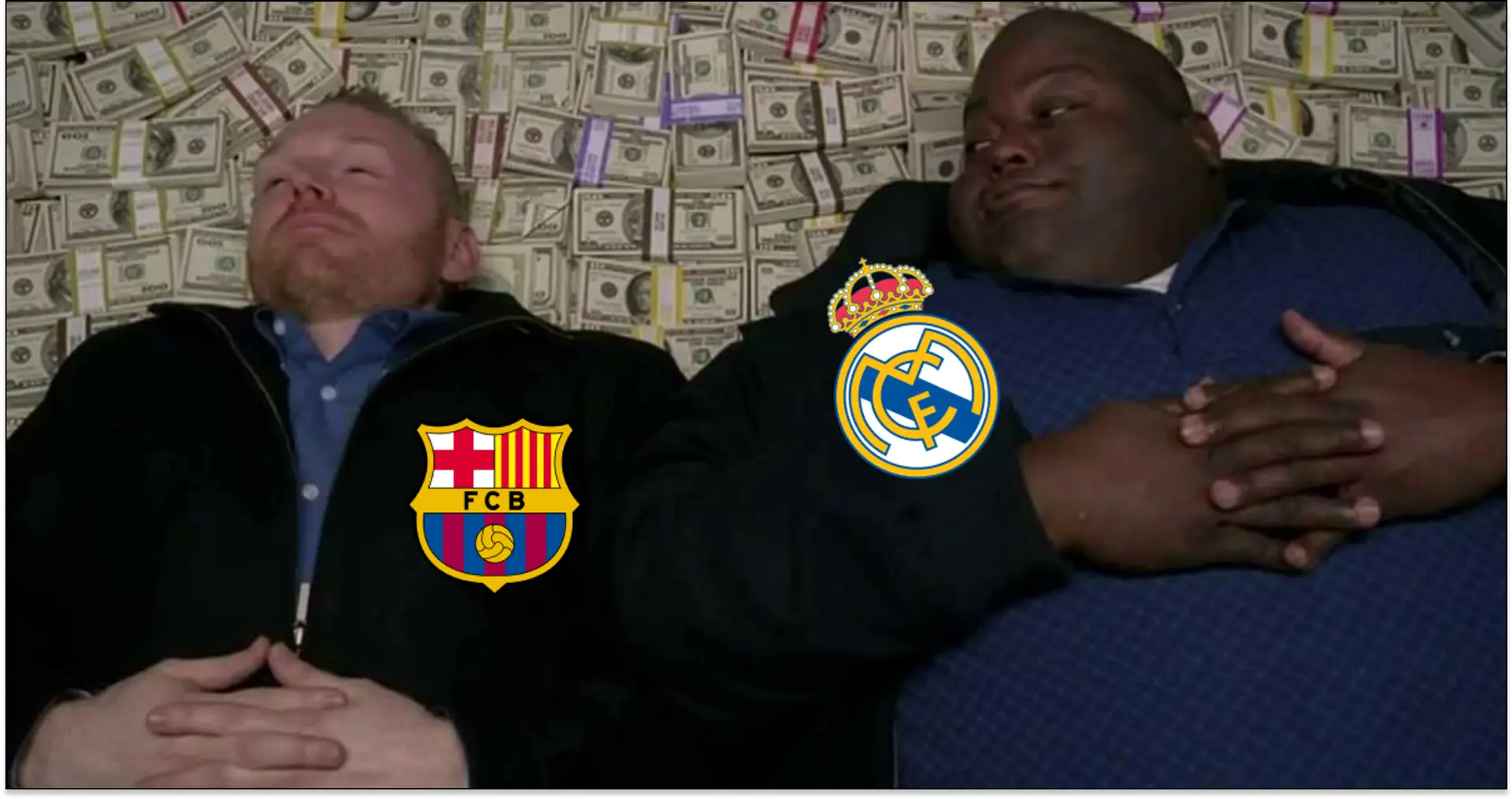 How much money Barca earned in Champions League and how they compare to Madrid?