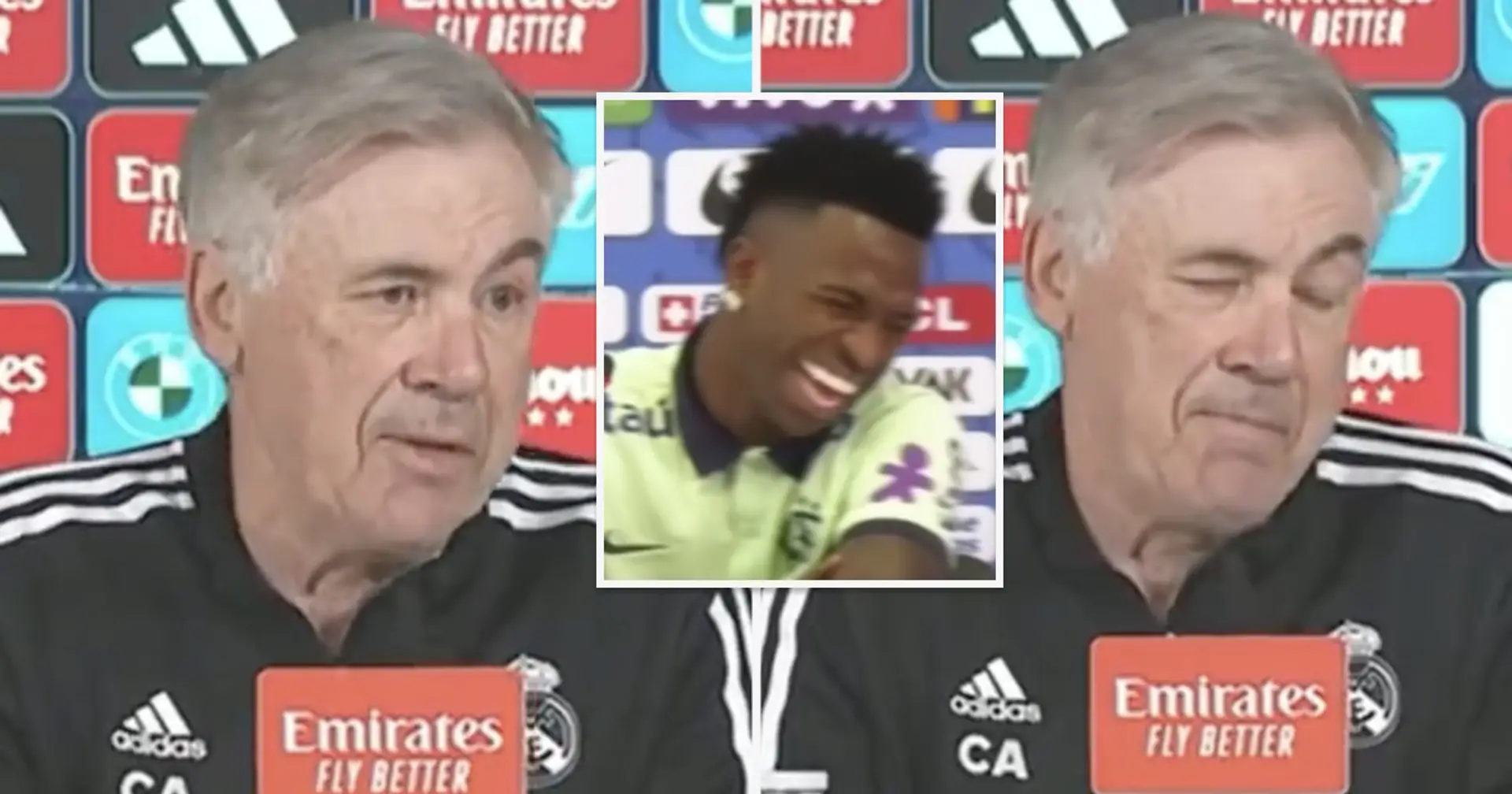 Ancelotti asked if Vinicius would be treated differently should he not play for Madrid -- comes up with hilarious response
