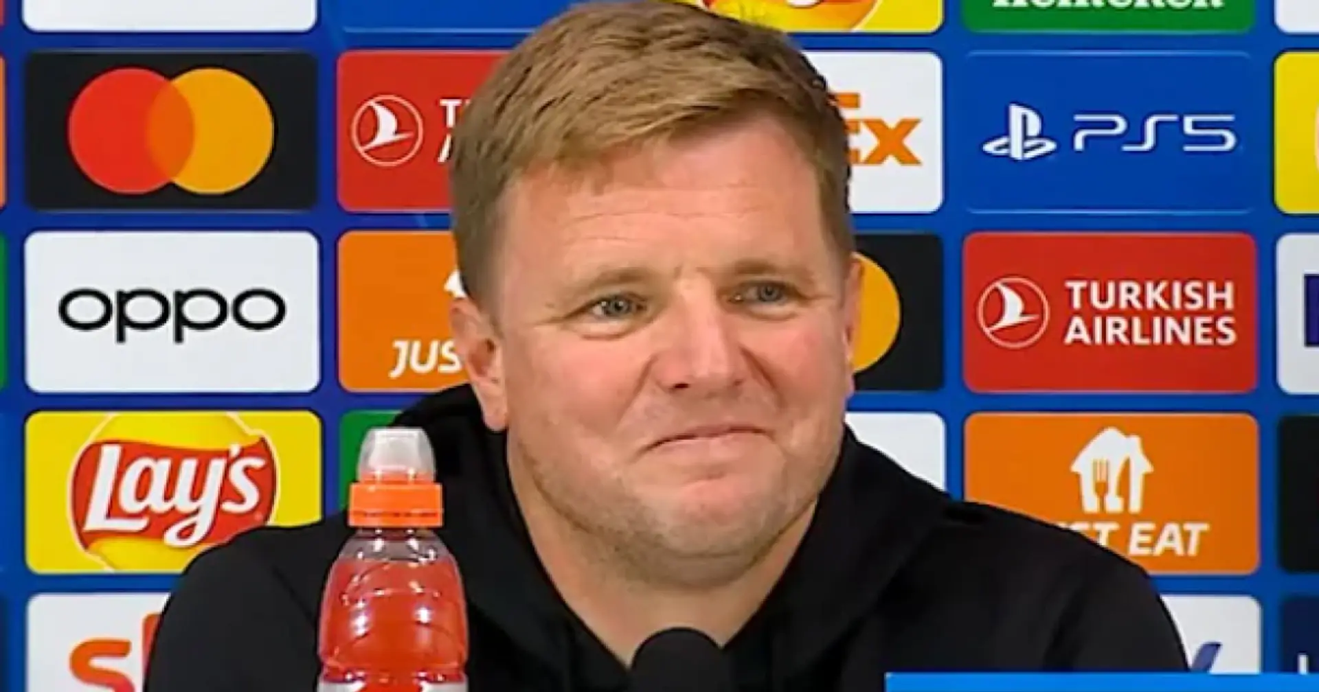 Eddie Howe reveals why he never attended a Champions League game